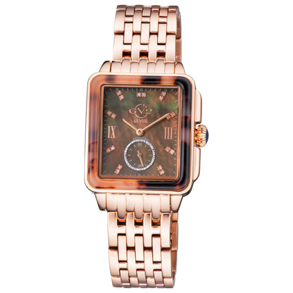 Front view of GV2 by Gevril Bari Diamond Women's Quartz Watch 9249B