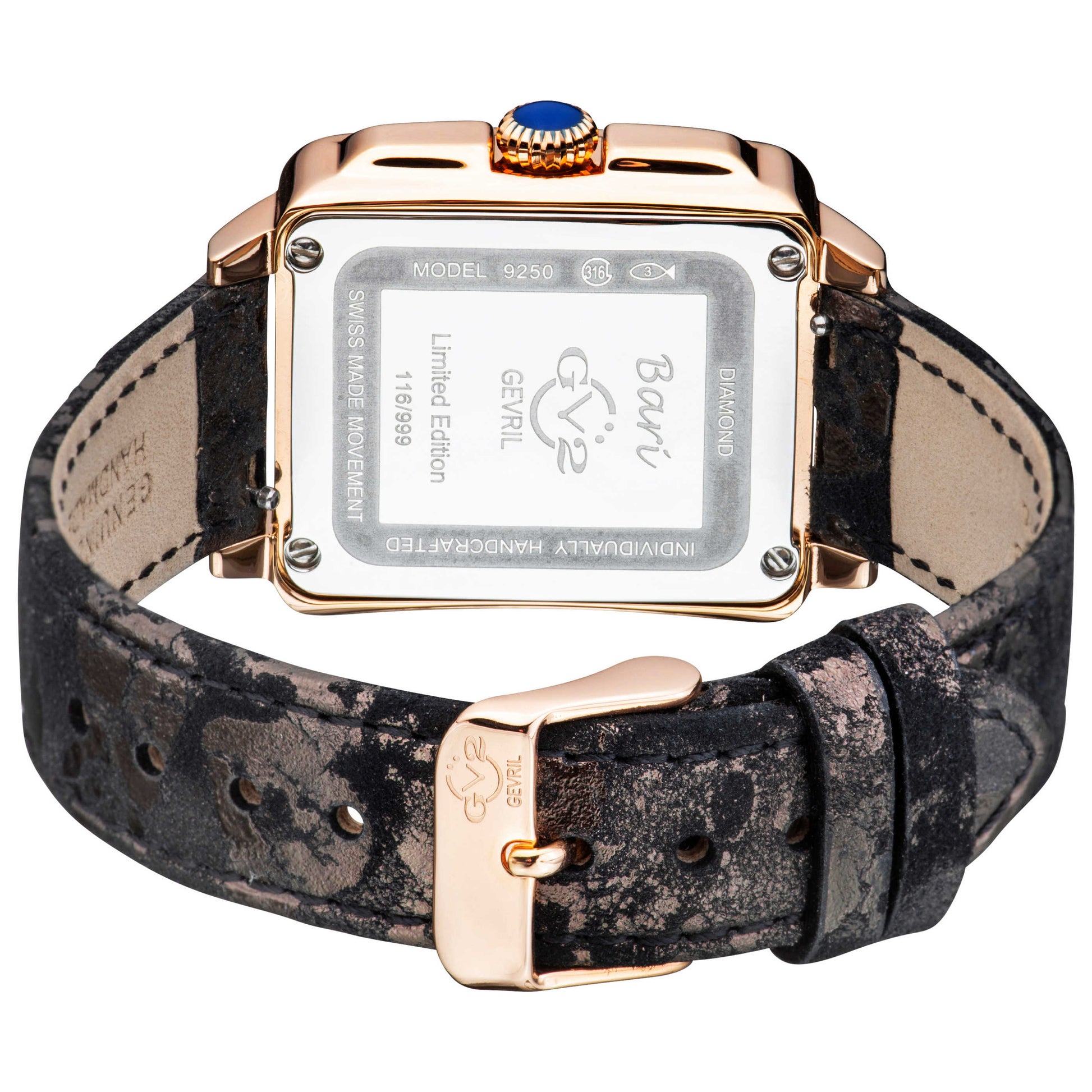 GV2 by Gevril Bari Diamond Women's Quartz Watch 9250 - Image #2