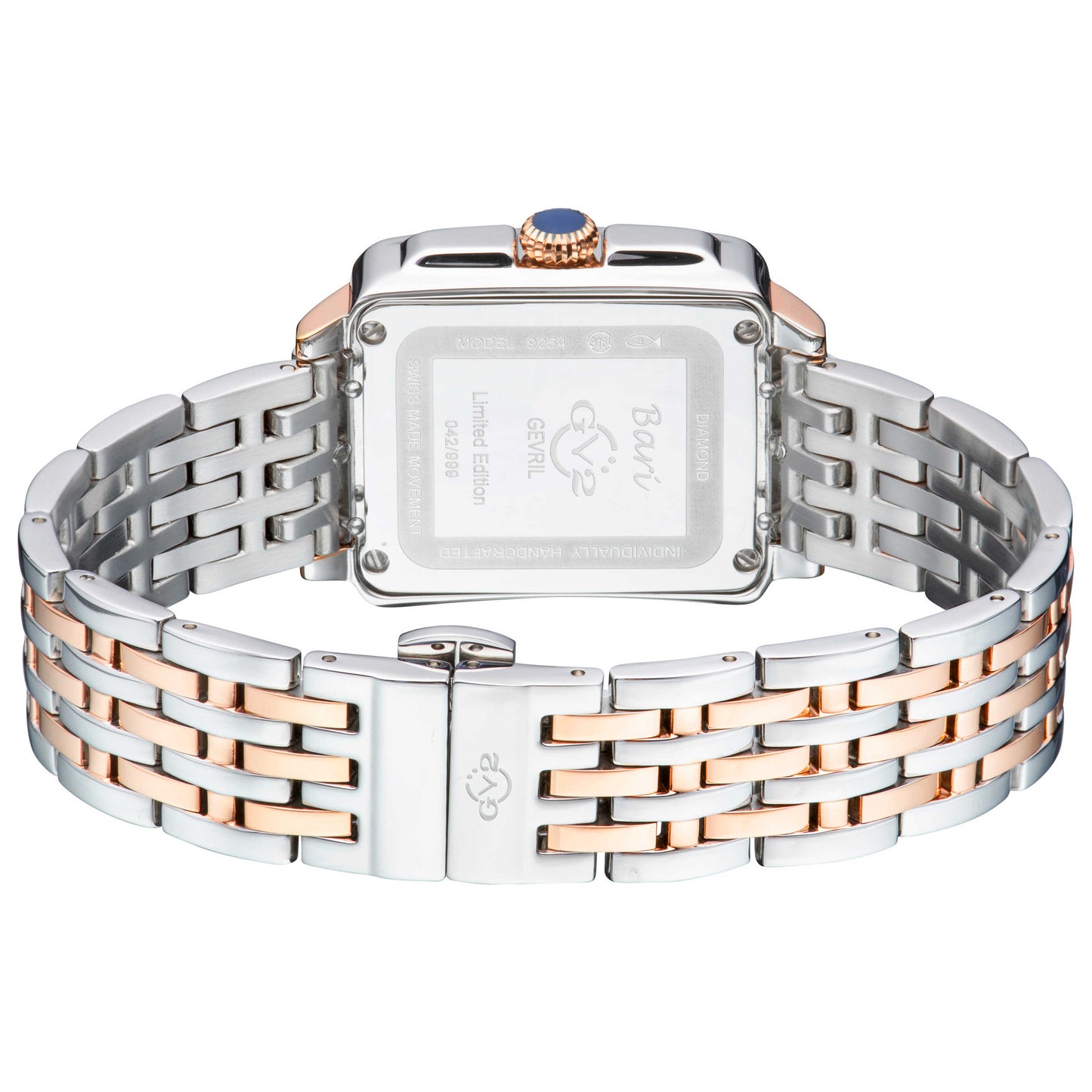 GV2 by Gevril Bari Diamond Women's Quartz Watch 9254B - Image #2