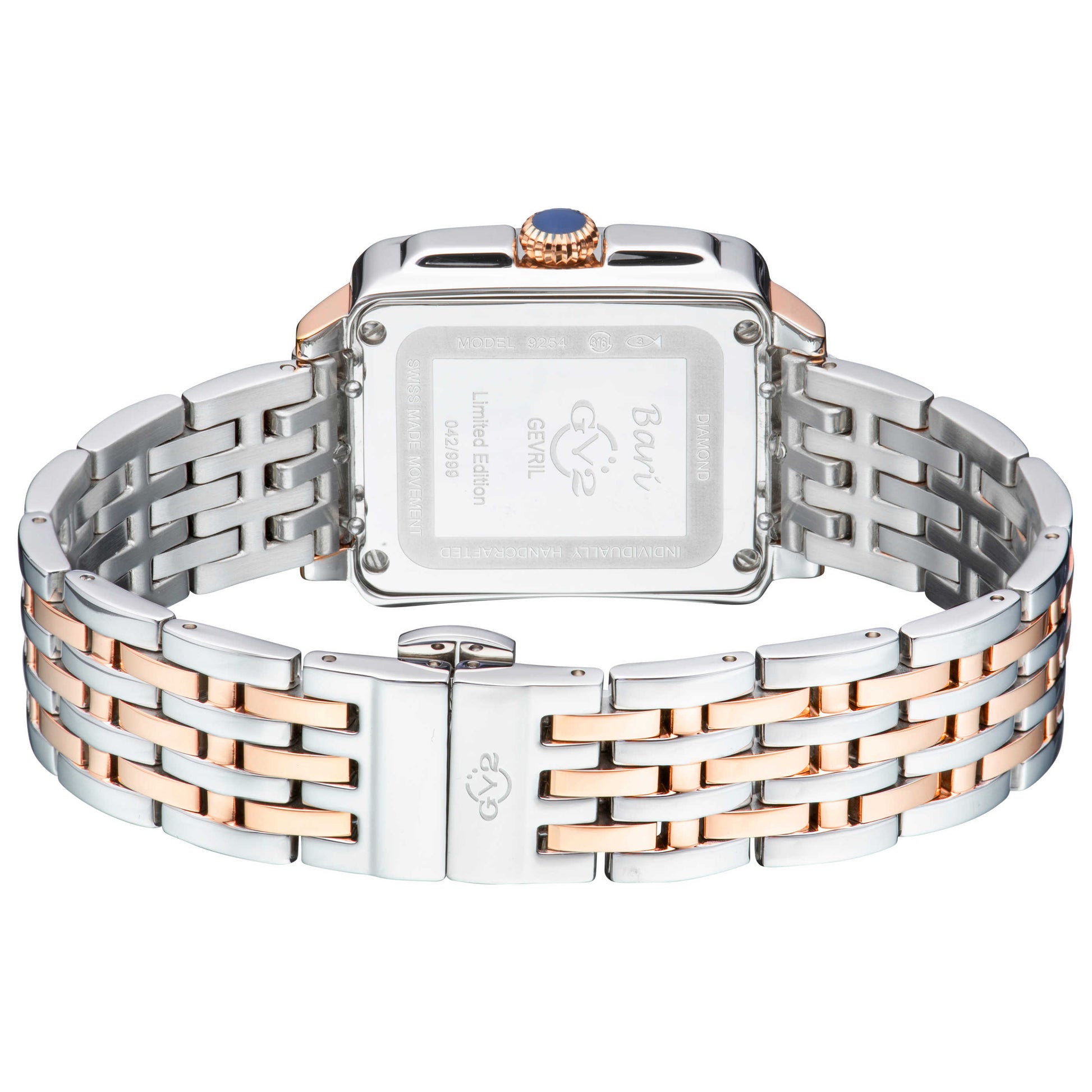 GV2 by Gevril Bari Diamond Women's Quartz Watch 9254B - Image #2