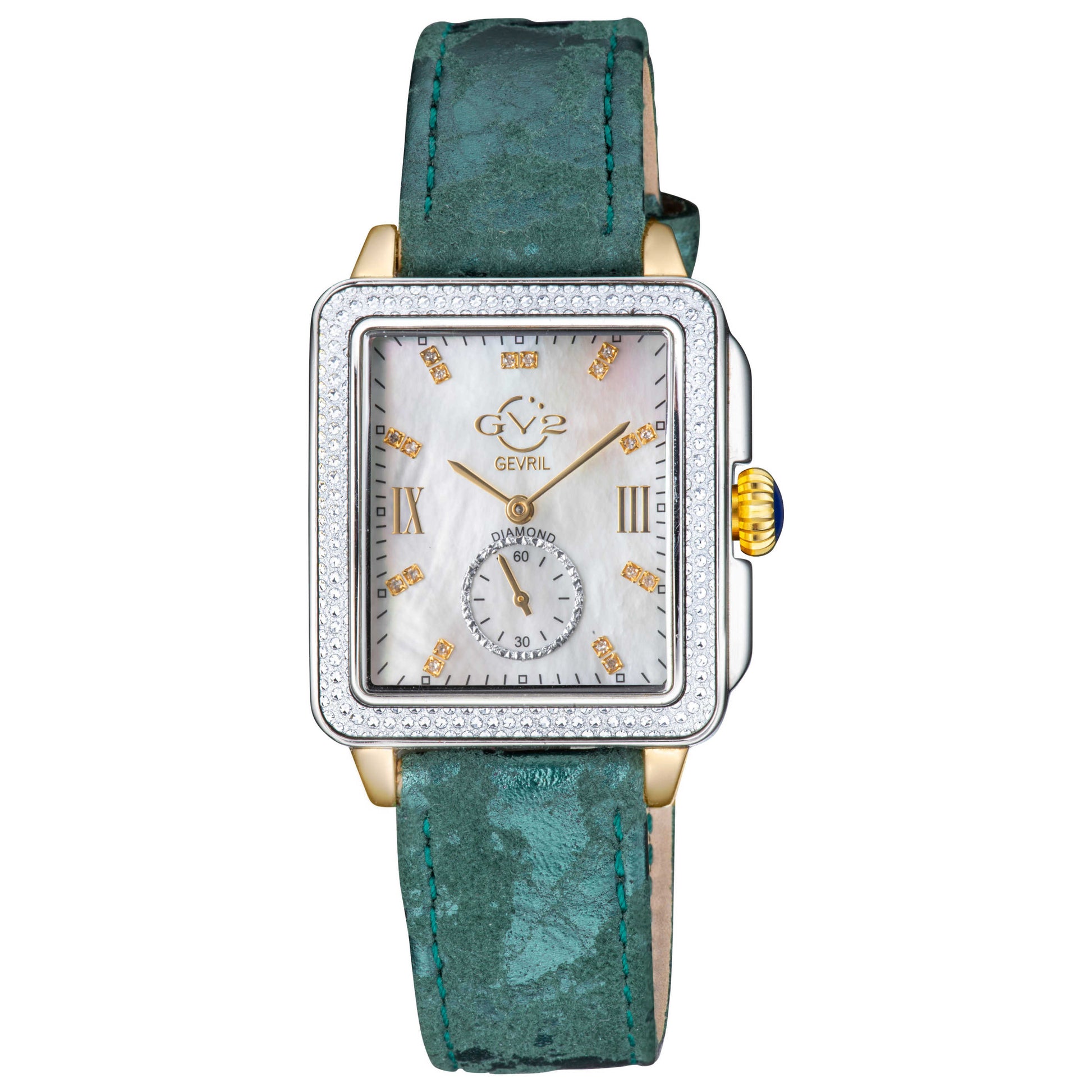 Front view of GV2 by Gevril Bari Diamond Women's Quartz Watch 9255