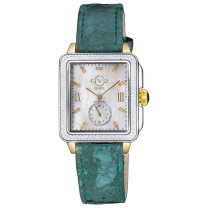 Front view of GV2 by Gevril Bari Diamond Women's Quartz Watch 9255