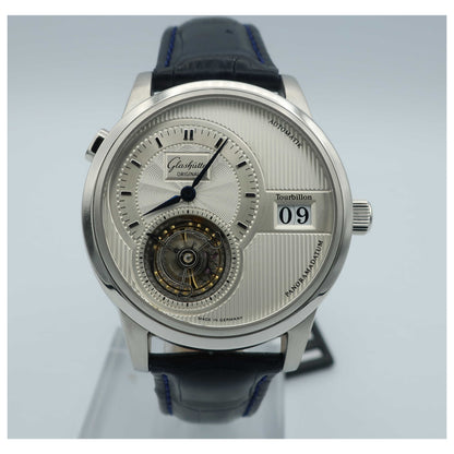 Front view of Glashutte Pano Men's Automatic Watch 93-01-03-03-04-SD
