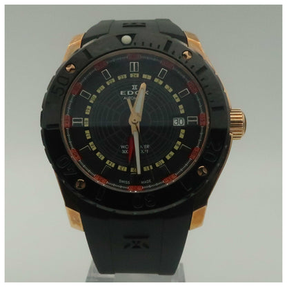 Front view of Edox Class 1 Men's Automatic Watch 93005-37R-NOJ1-SDV
