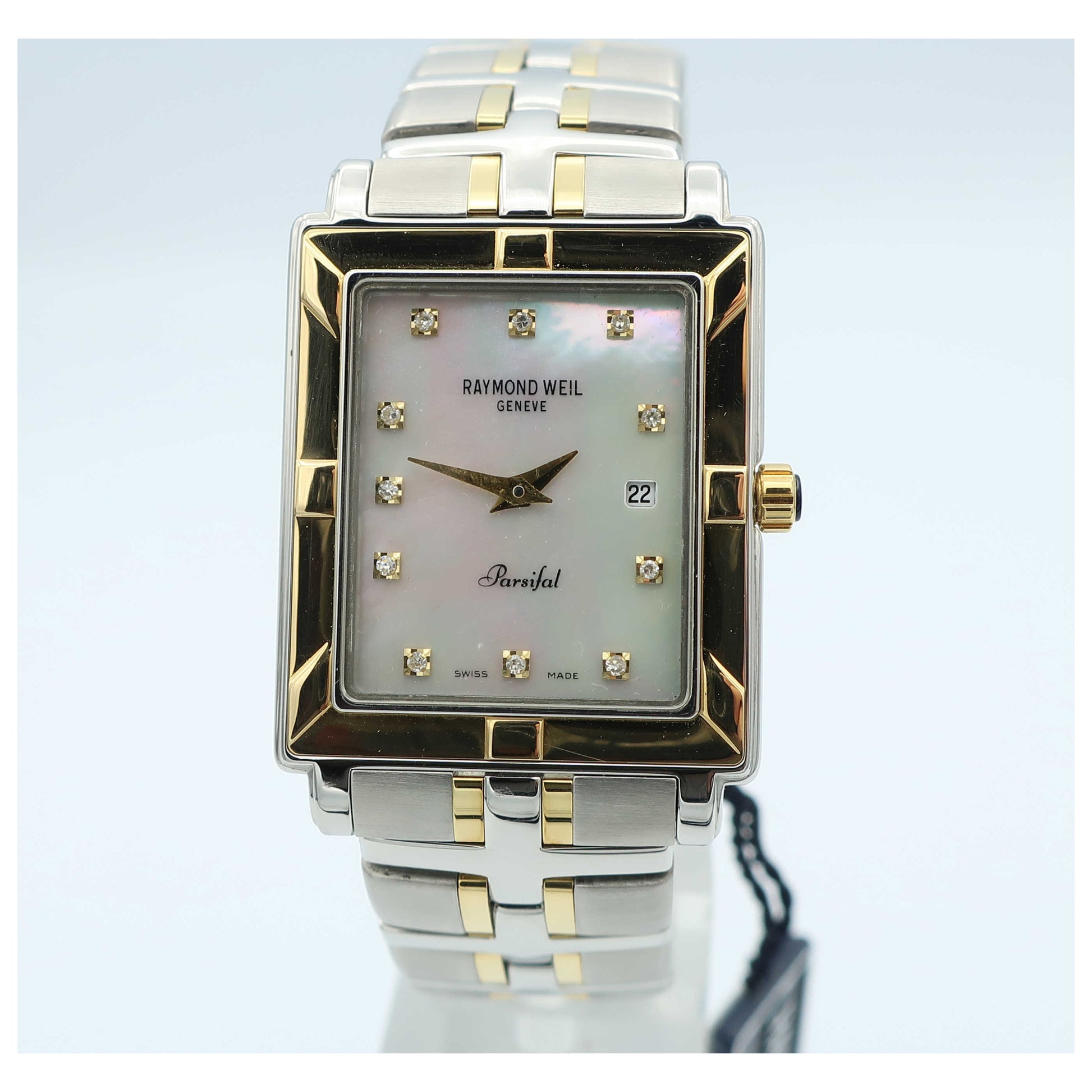 Front view of Raymond Weil Parsifal Men's Swiss Quartz (Battery-Powered) Watch 9330-STG-97081-SD2