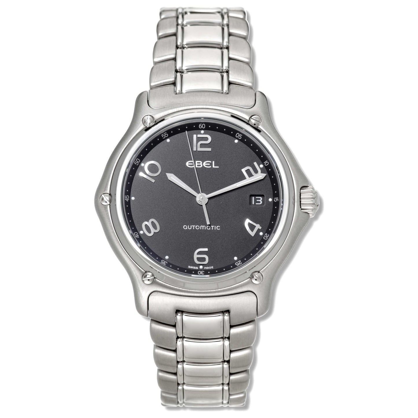 Front view of Ebel 1911 Men's Automatic Watch 9330240-15665P