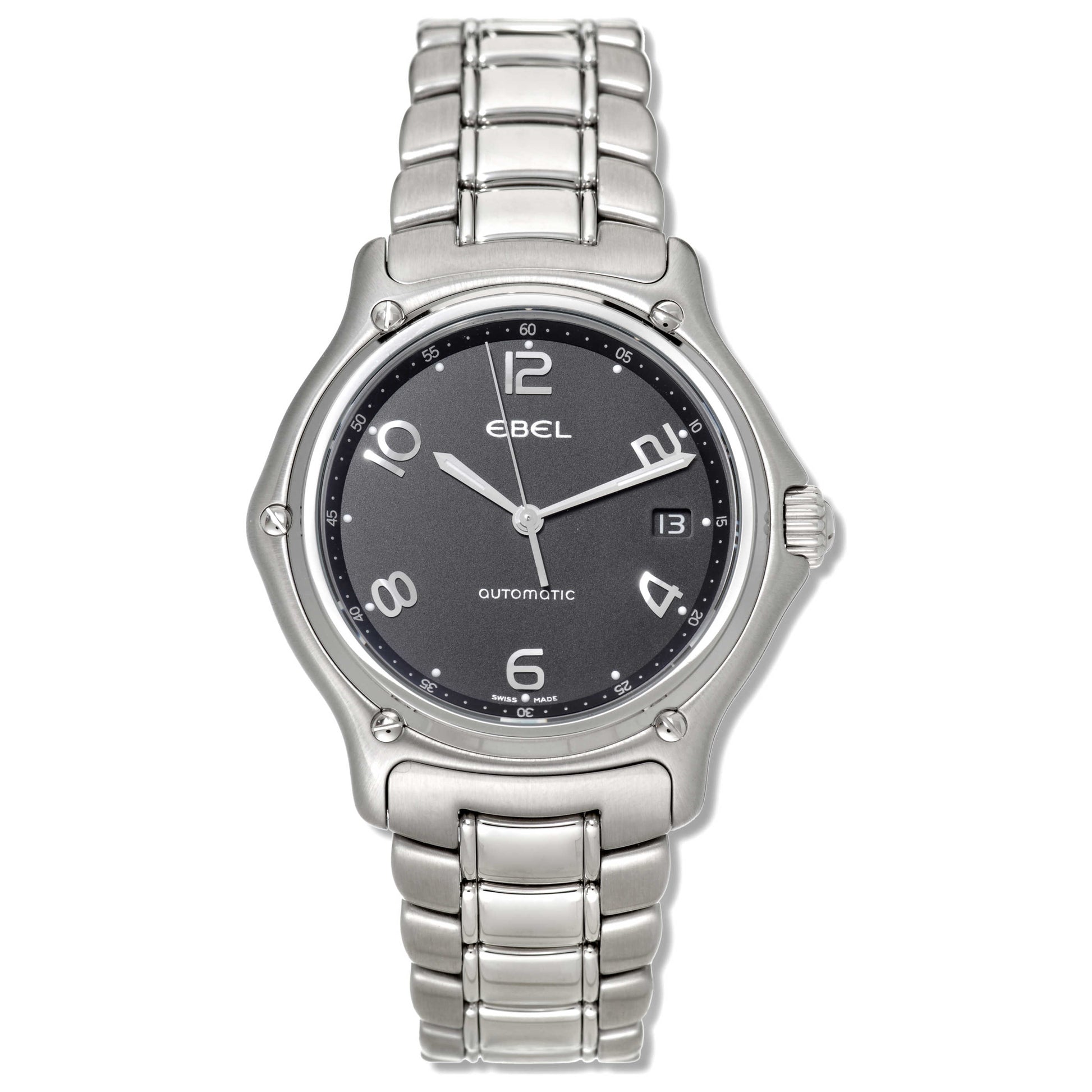 Front view of Ebel 1911 Men's Automatic Watch 9330240-15665P