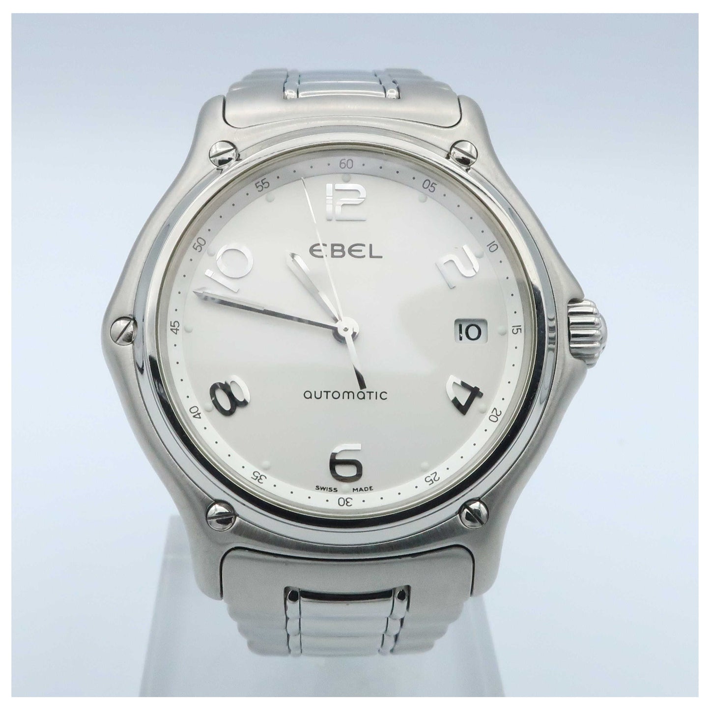 Front view of Ebel 1911 Men's Automatic Watch 9330240-16665P-PO