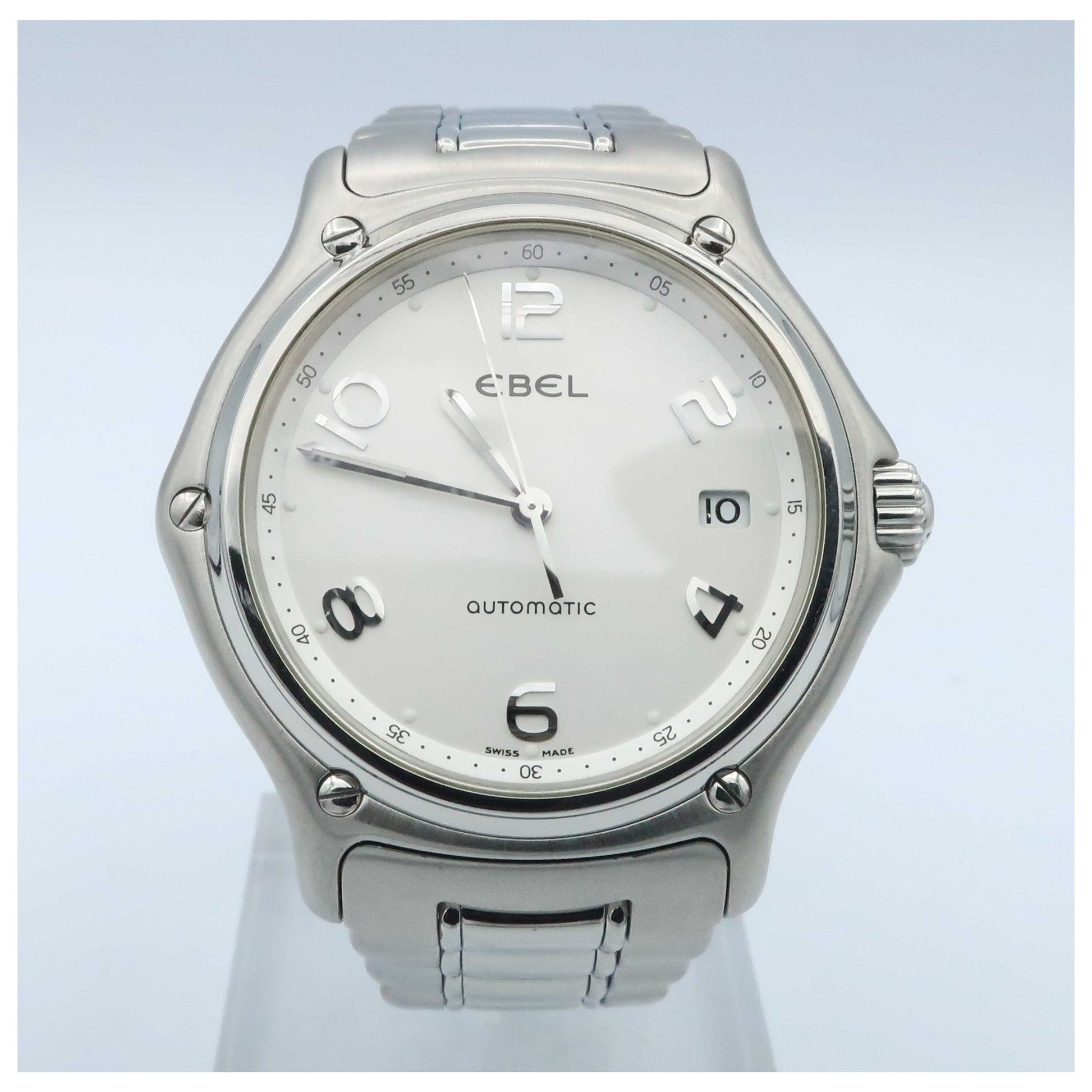 Front view of Ebel 1911 Men's Automatic Watch 9330240-16665P-PO