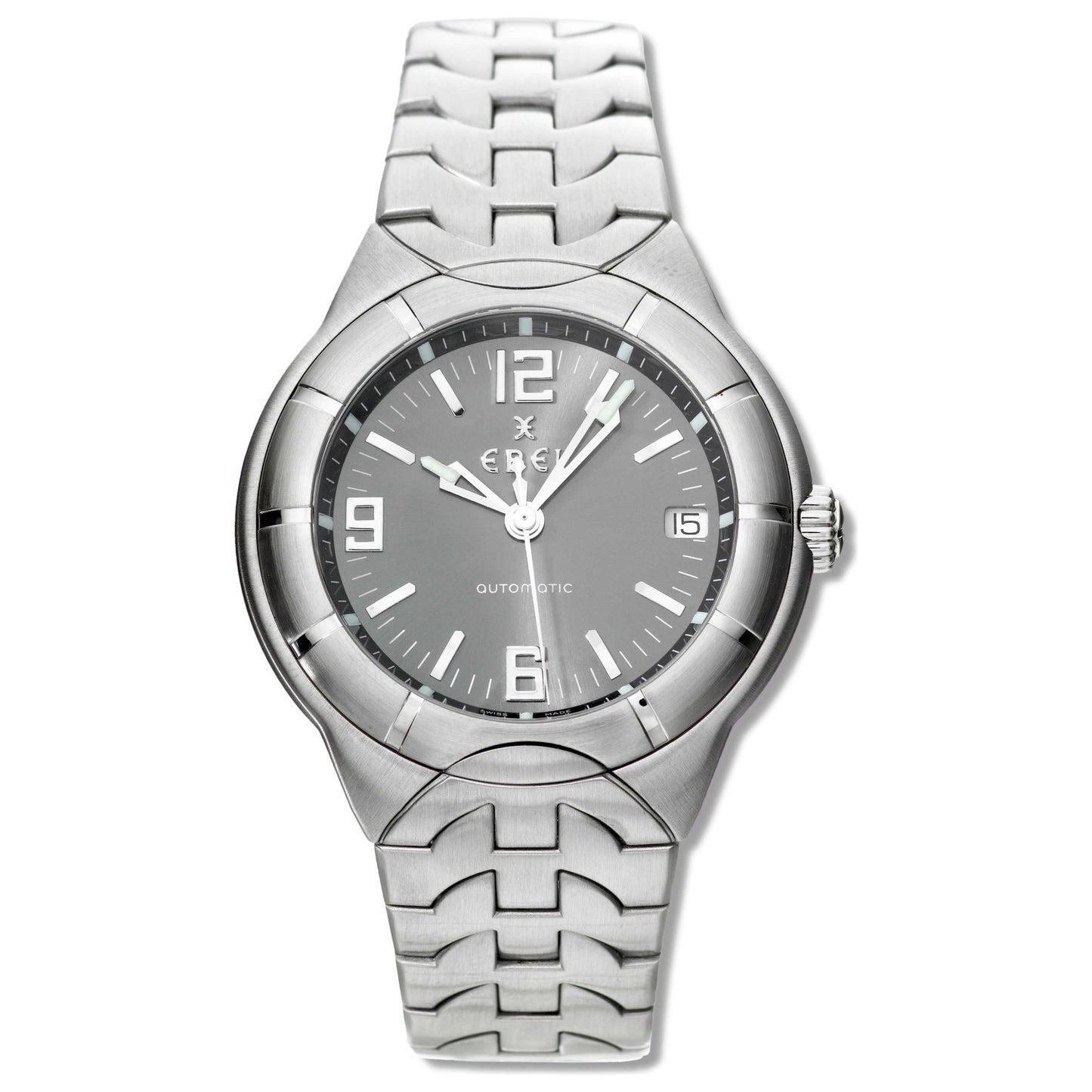 Front view of Ebel E-Type Men's Automatic Watch 9330C41-3716