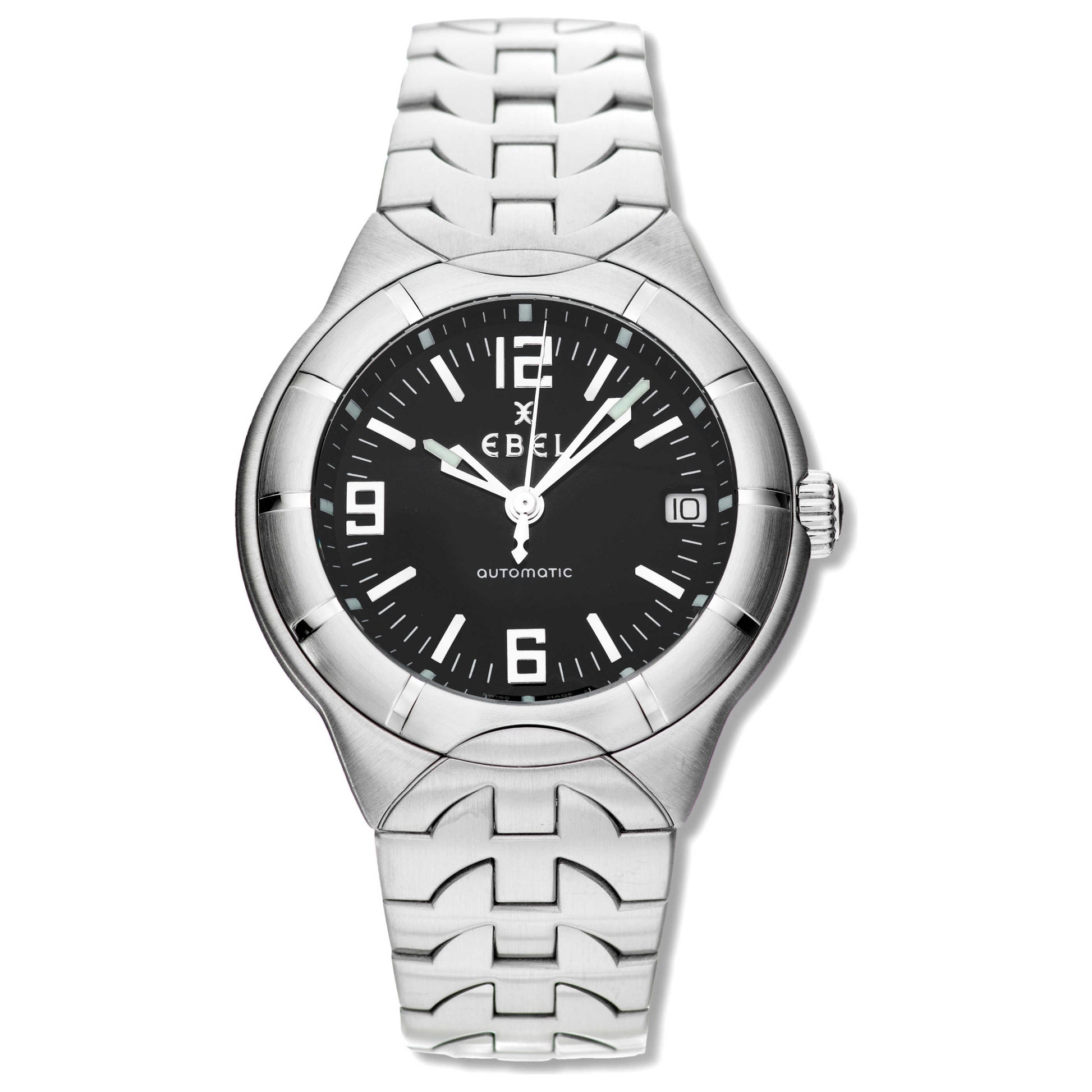 Front view of Ebel E-Type Men's Automatic Watch 9330C41-5716