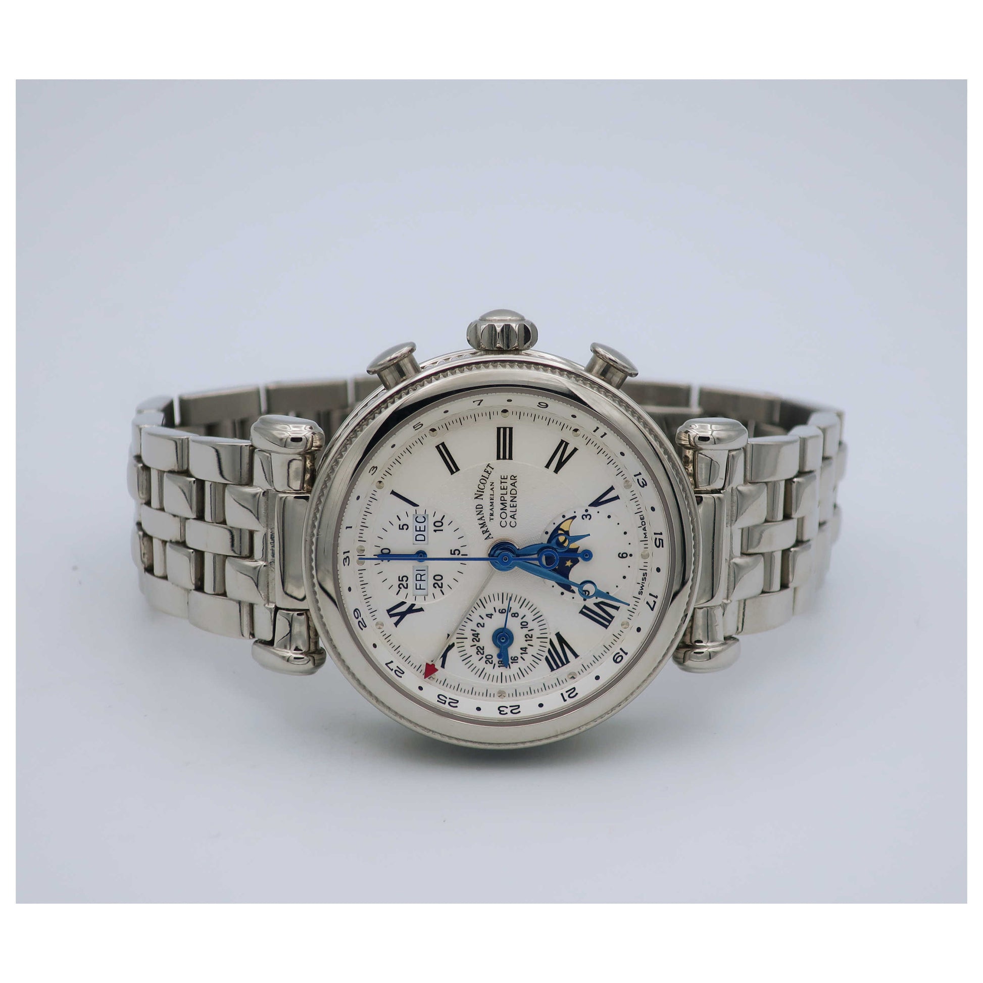 Armand Nicolet Arc Royal Men's Automatic Watch 9432A-NR-M9430-PO - Image #8