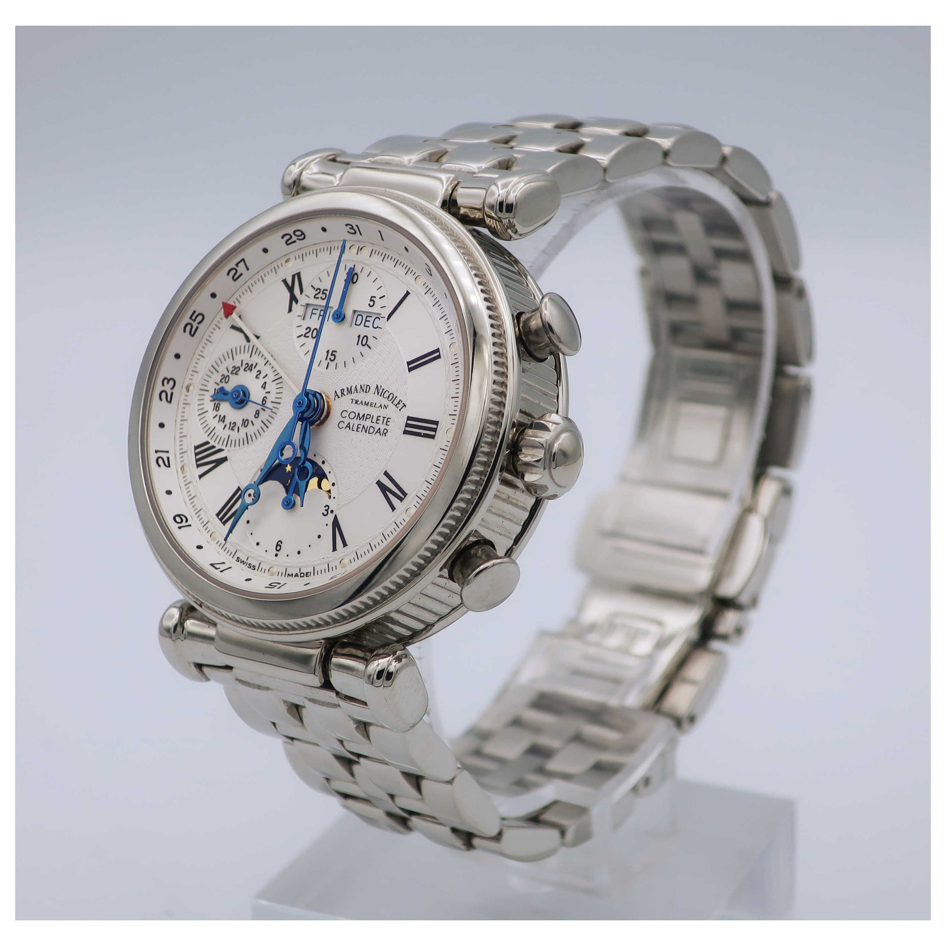 Armand Nicolet Arc Royal Men's Automatic Watch 9432A-NR-M9430-PO - Image #4
