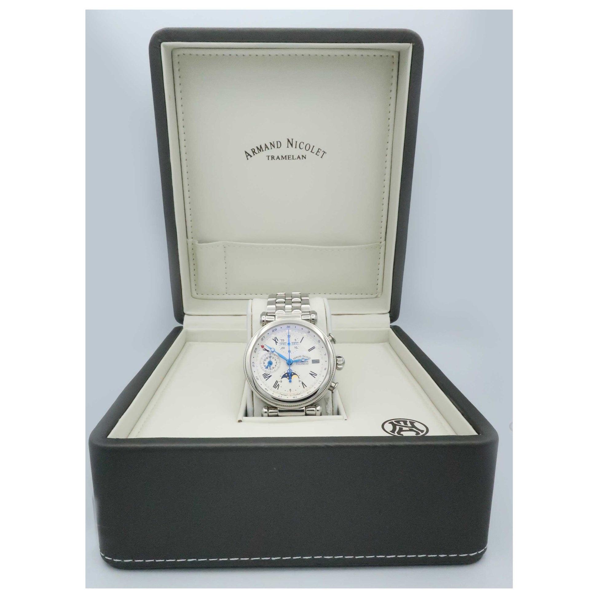 Armand Nicolet Arc Royal Men's Automatic Watch 9432A-NR-M9430-PO - Image #6