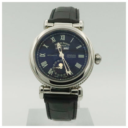 Front view of Armand Nicolet Arc Royal Men's Automatic Watch 9439A-NR-M9430-PO