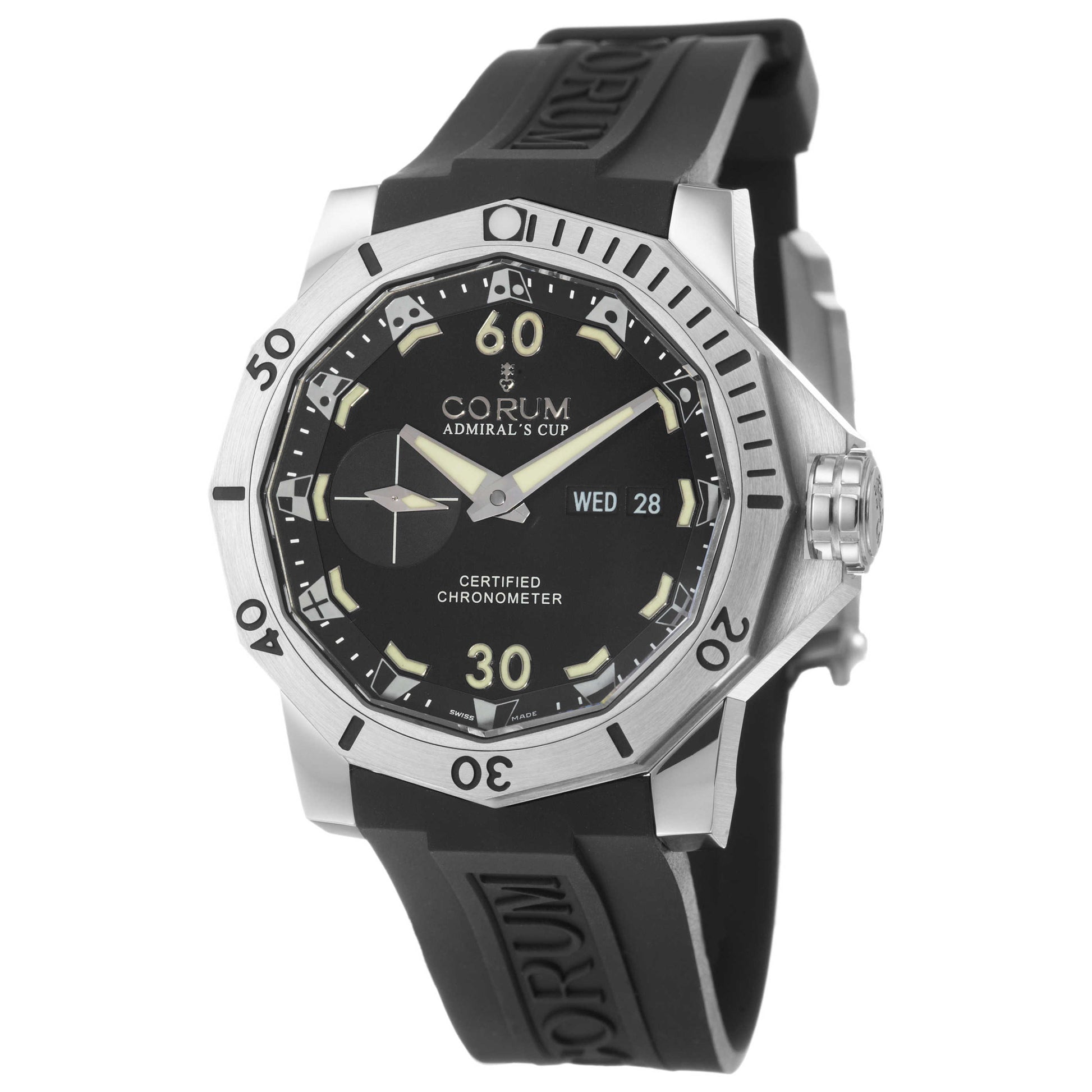 Front view of Corum Admiral's Cup Men's Automatic Watch 947-401-04-0371-AN12