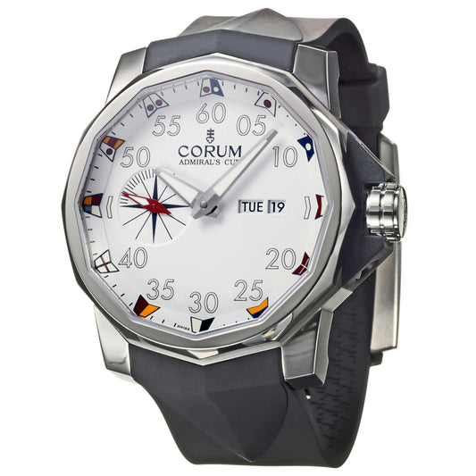 Front view of Corum Admiral's Cup Men's Automatic Watch 947-931-04-0371-AA12