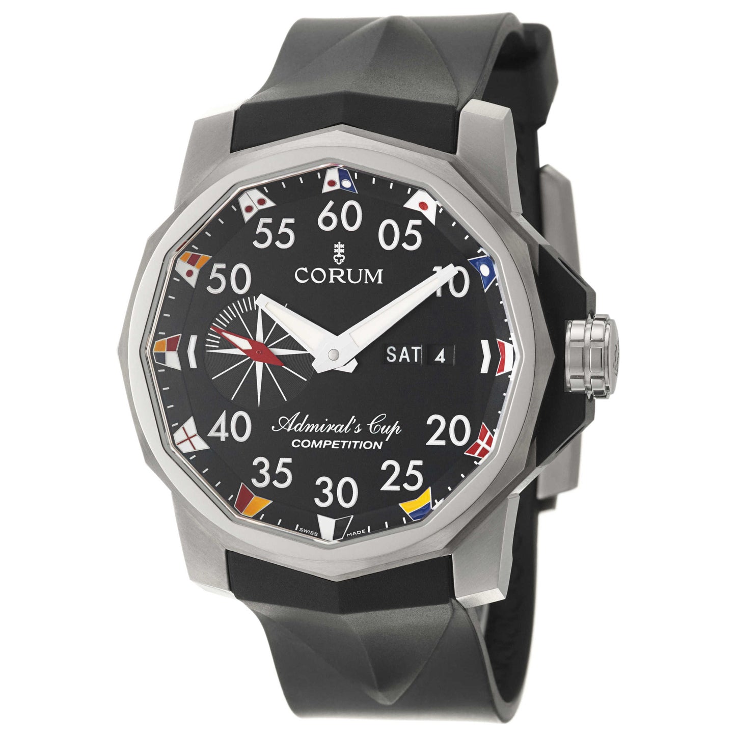 Front view of Corum Admiral's Cup Men's Automatic Watch 947-931-04-0371-AN12