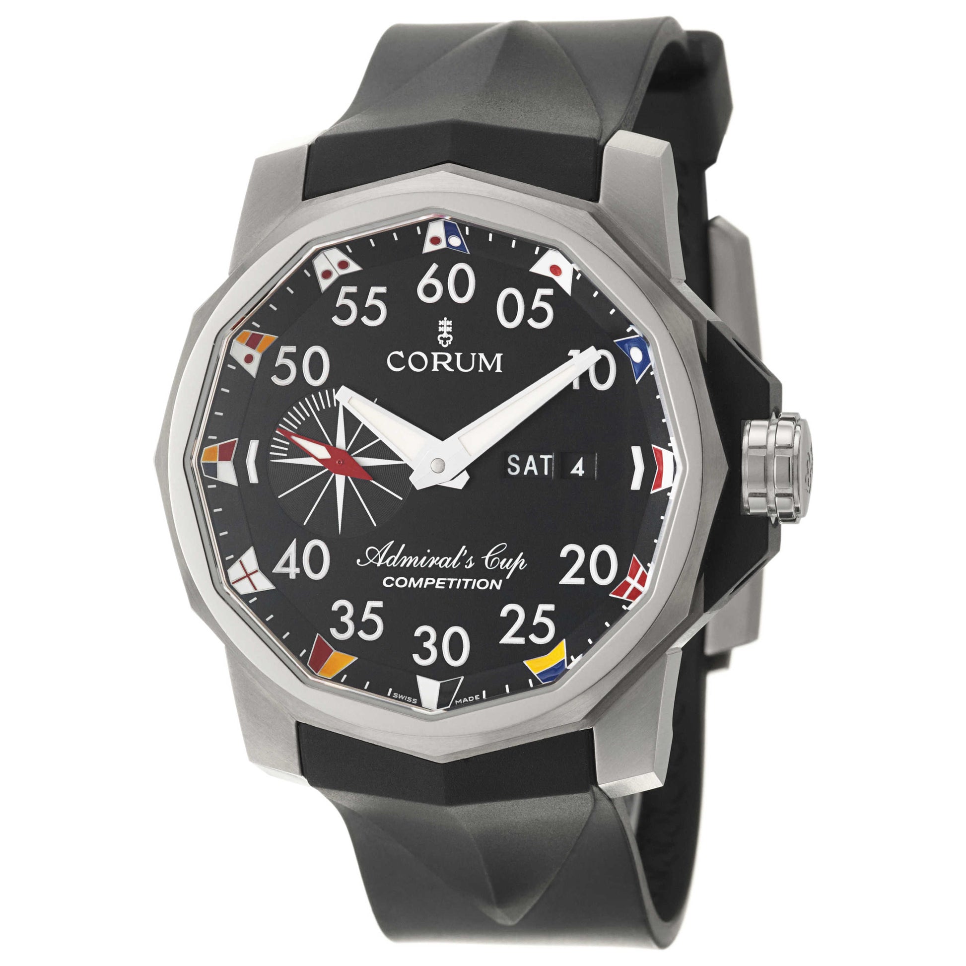 Front view of Corum Admiral's Cup Men's Automatic Watch 947-931-04-0371-AN12