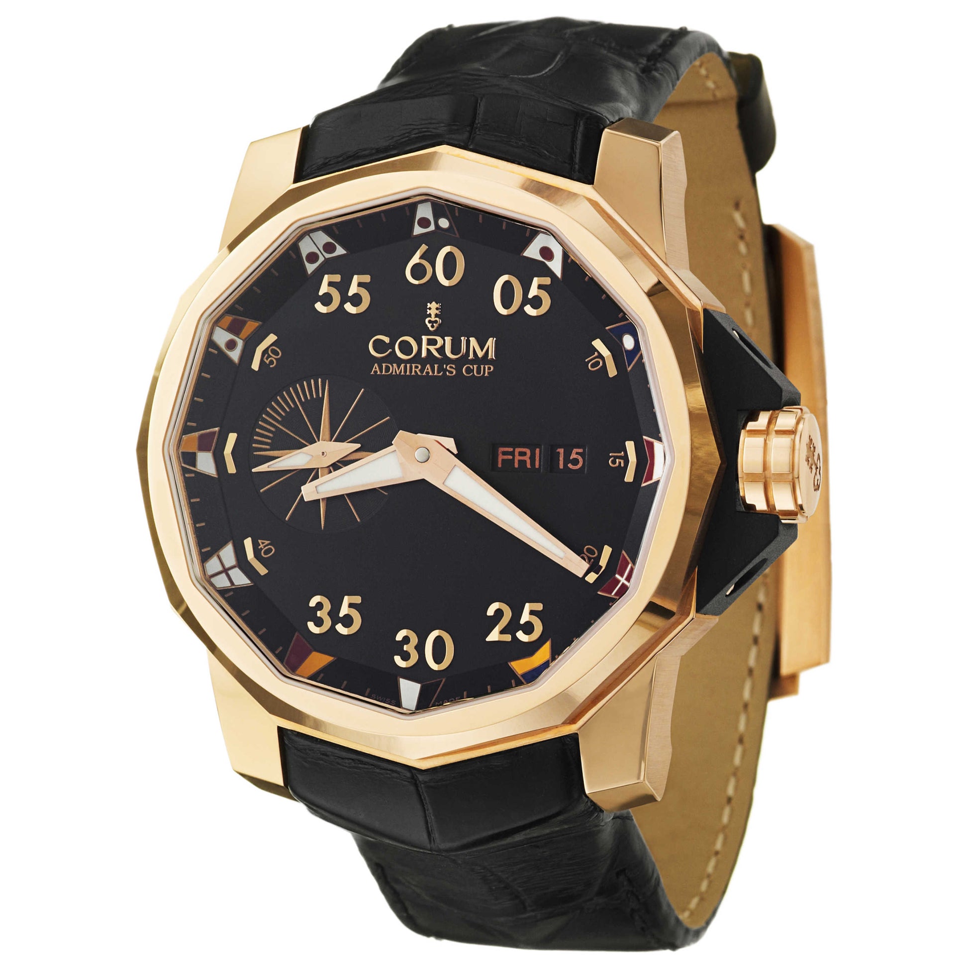 Front view of Corum Admiral's Cup Men's Automatic Watch 947-941-55-0081-AN52