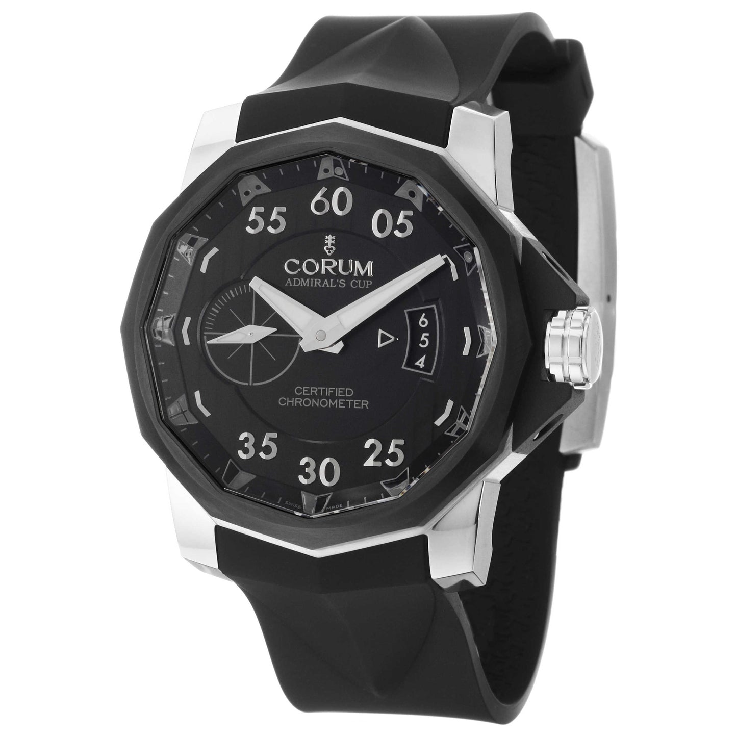 Front view of Corum Admiral's Cup Men's Automatic Watch 947-951-94-0371-AN14