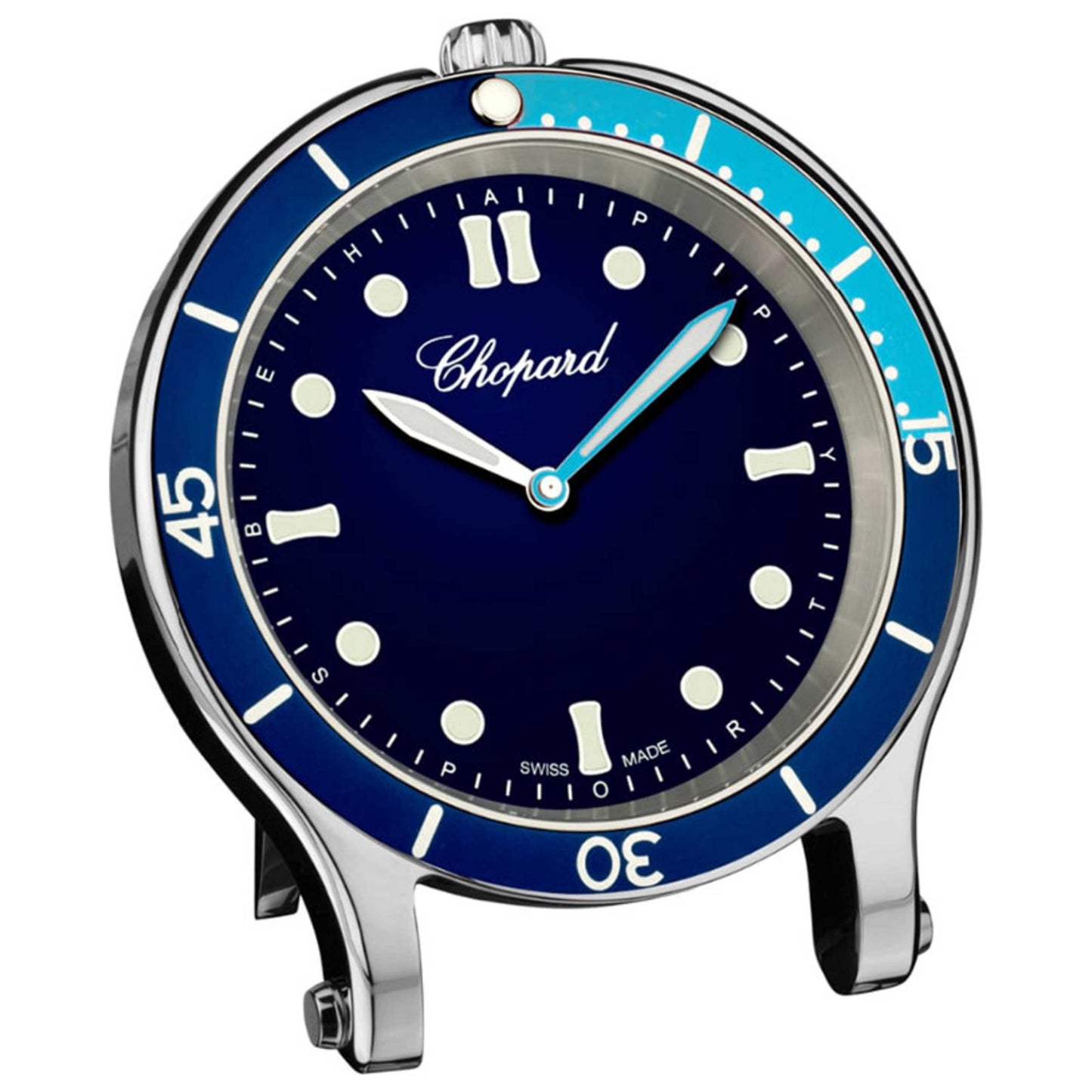 Front view of Chopard Happy Ocean Men's Quartz Clock 95020-0108
