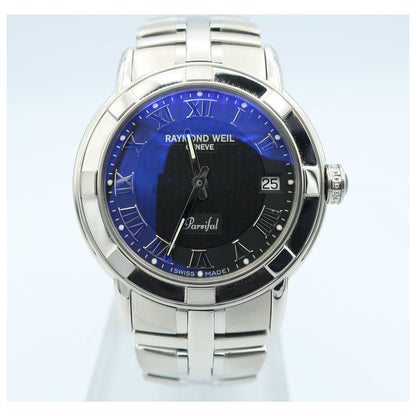 Front view of Raymond Weil Parsifal Men's Swiss Quartz (Battery-Powered) Watch 9541-ST-00208-PO