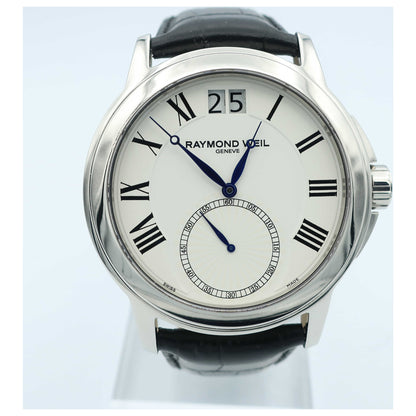 Front view of Raymond Weil Tradition Men's Swiss Quartz (Battery-Powered) Watch 9578-STC-00300-SDV