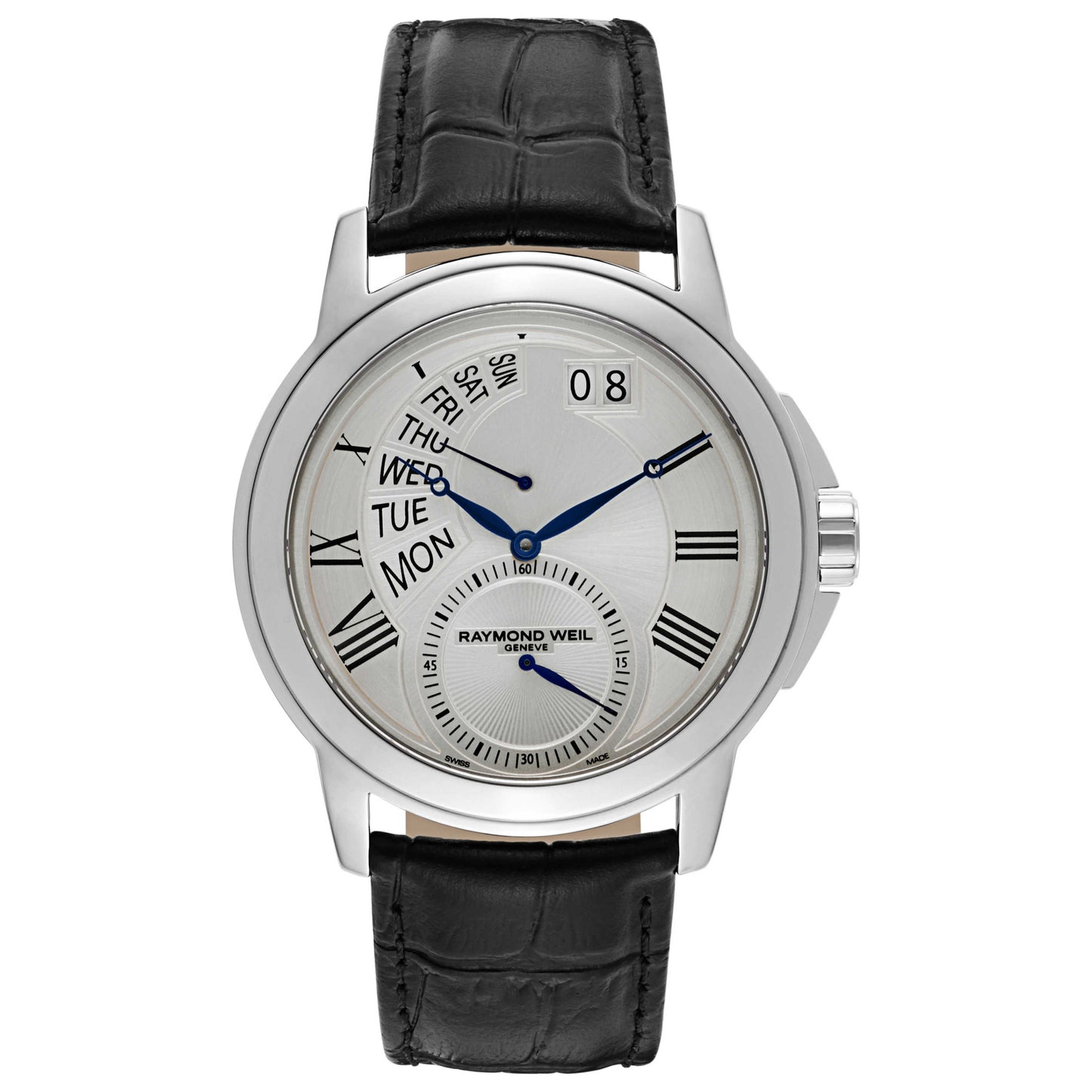Front view of Raymond Weil Tradition Men's Swiss Quartz (Battery-Powered) Watch 9579-STC-65001
