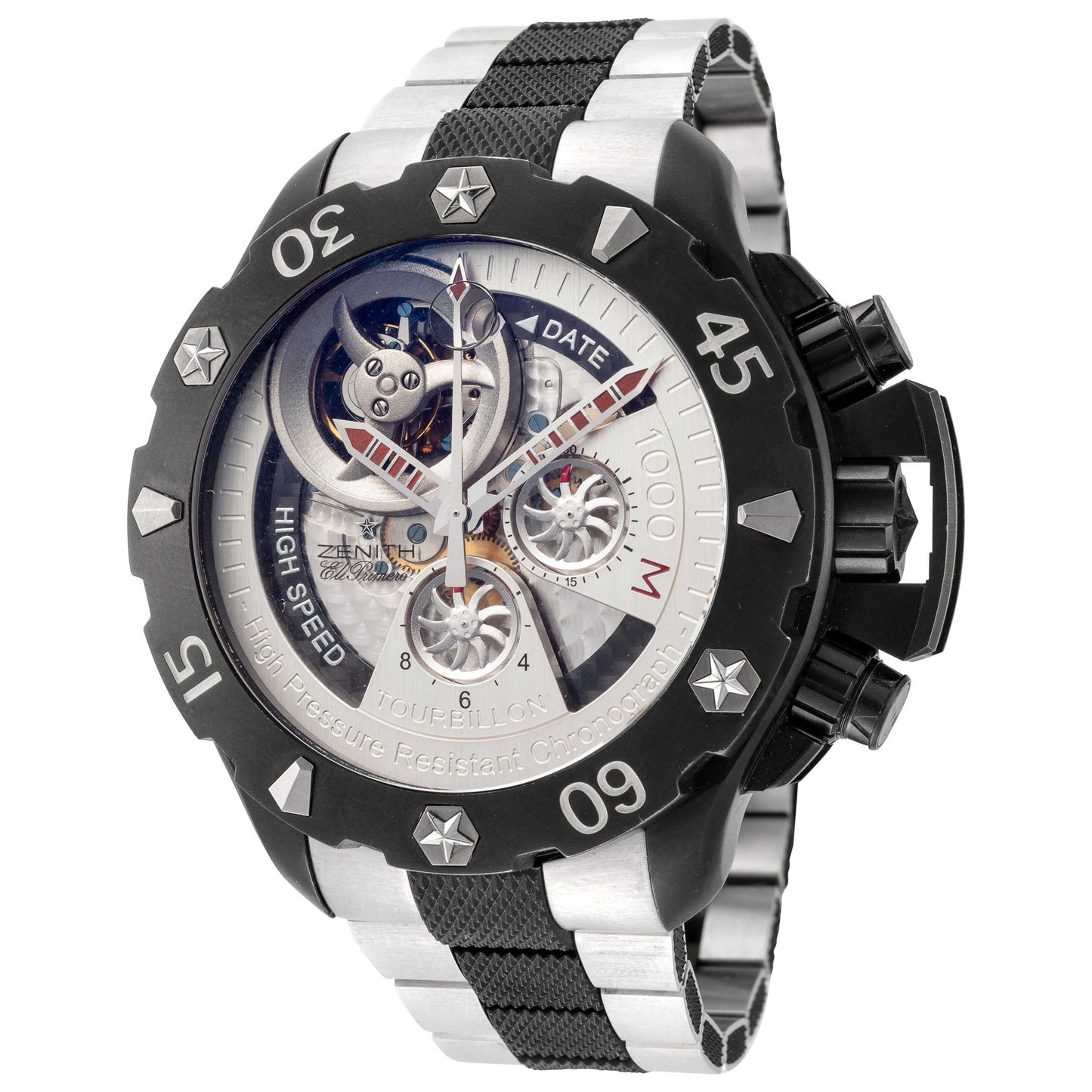 Front view of Zenith Defy Xtreme Men's Automatic Watch 96-0525-4035-21-M525-SD