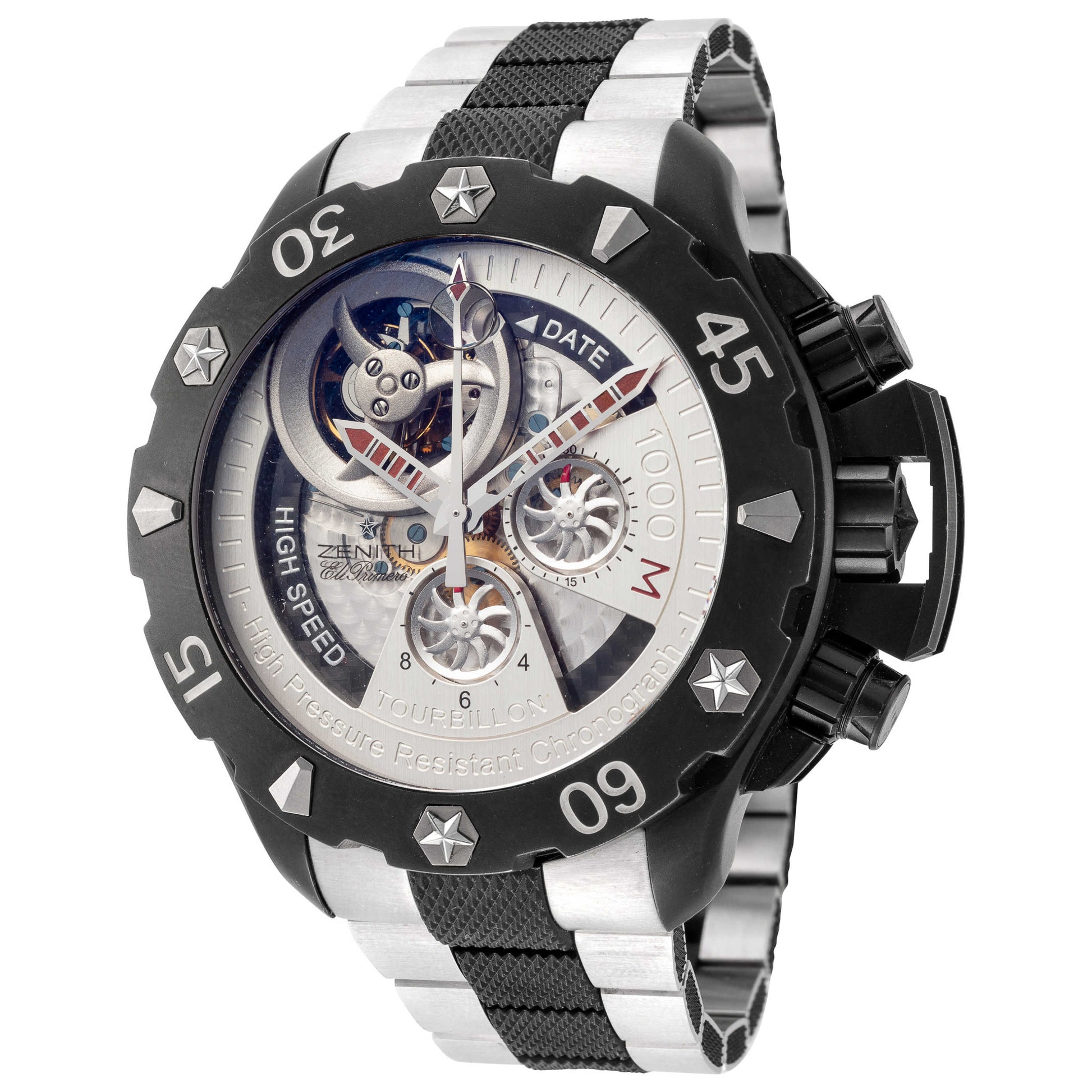 Front view of Zenith Defy Xtreme Men's Automatic Watch 96-0525-4035-21-M525-SD