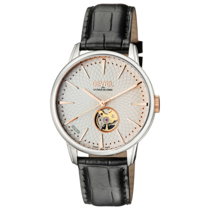 Front view of Gevril Mulberry Men's Automatic Watch 9601