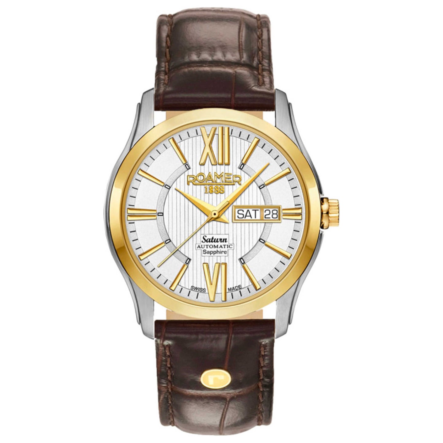 Front view of Roamer Saturn II Men's Manual-Wind Watch 960637-47-13-09