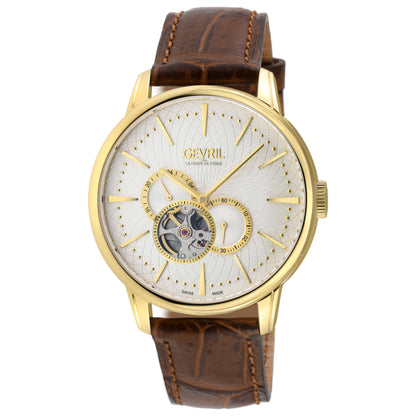 Front view of Gevril Mulberry Men's Automatic Watch 9613