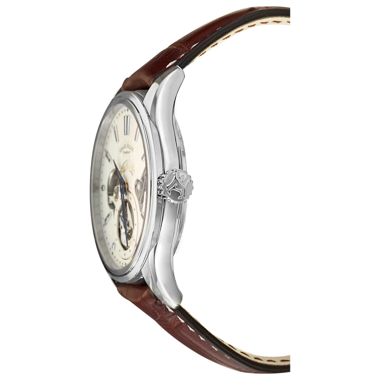 Armand Nicolet L08 Men's Manual-Wind Watch 9620A-AG-P713MR2 - Image #4