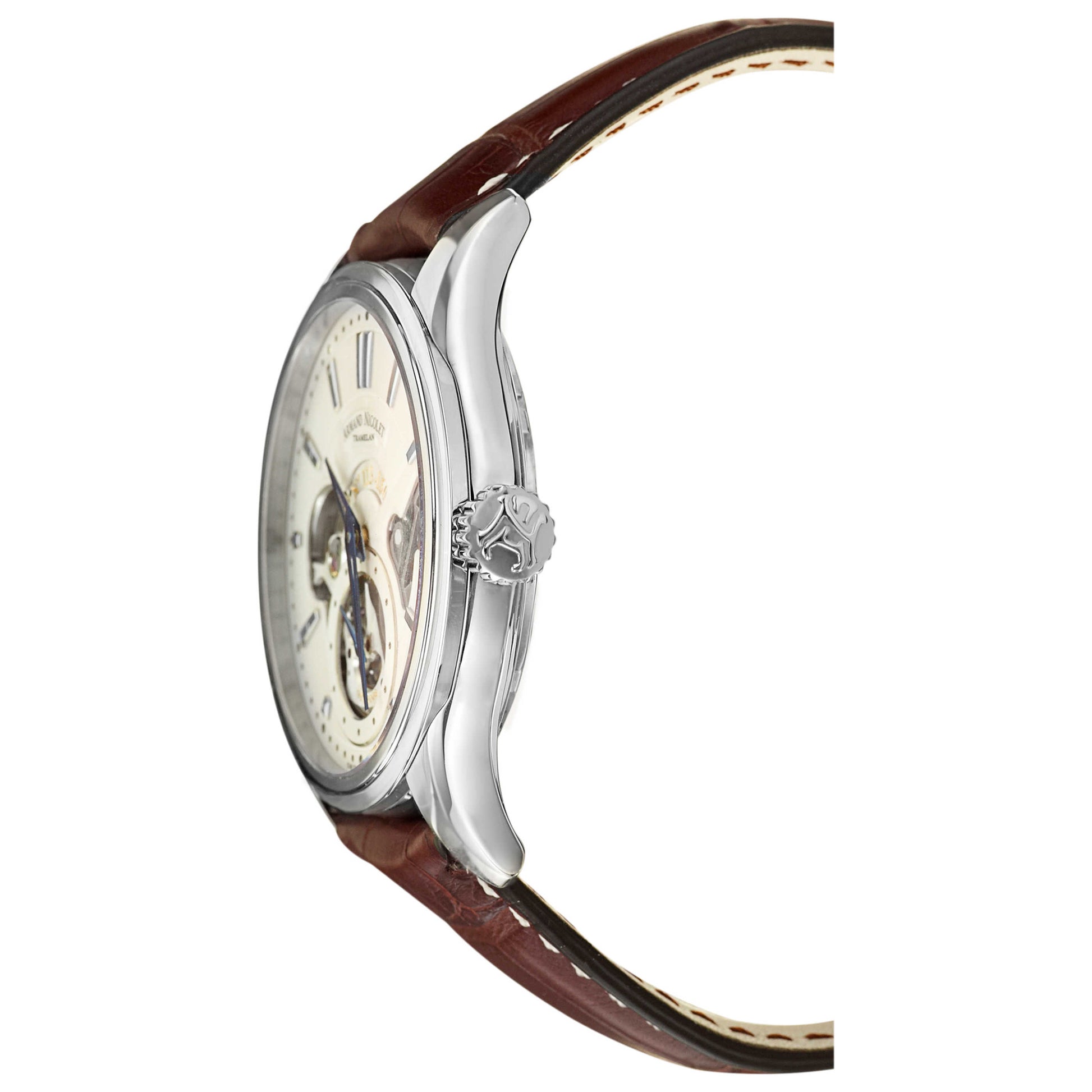 Armand Nicolet L08 Men's Manual-Wind Watch 9620A-AG-P713MR2 - Image #4