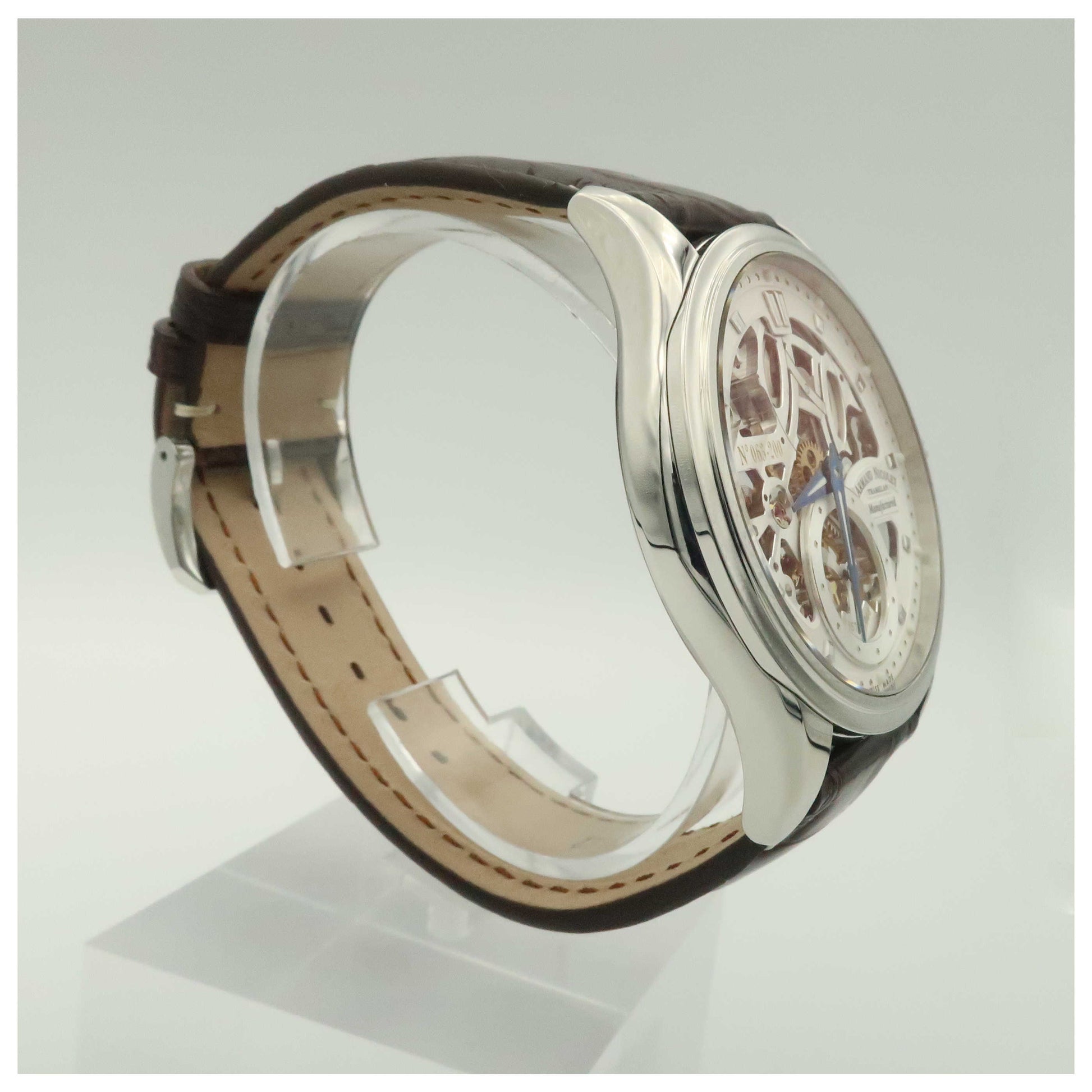 Armand Nicolet LS8 Men's Manual-Wind Watch 9620S-AG-P713MR2-PO - Image #3