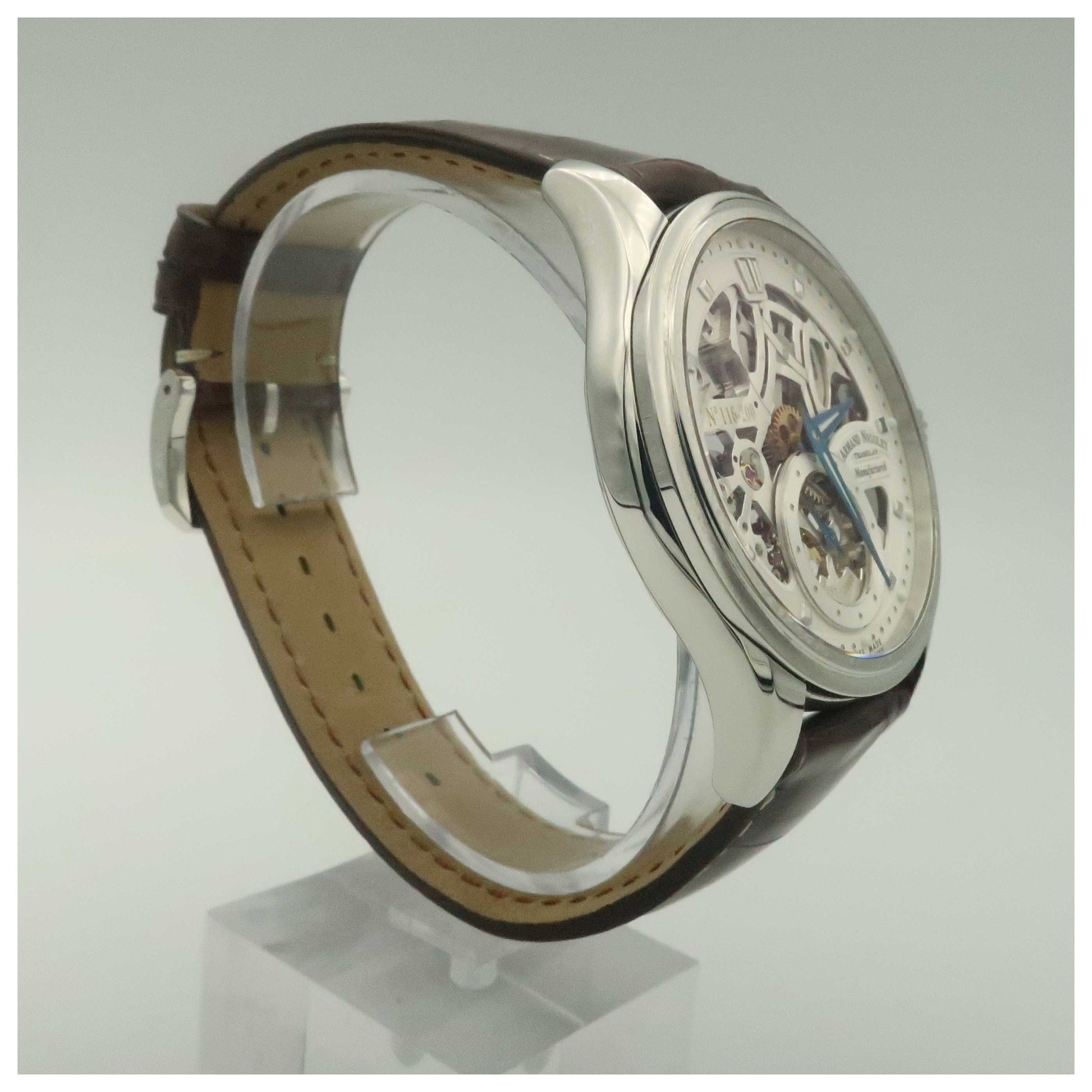 Armand Nicolet LS8 Men's Manual-Wind Watch 9620S-AG-P713MR2-SD - Image #3