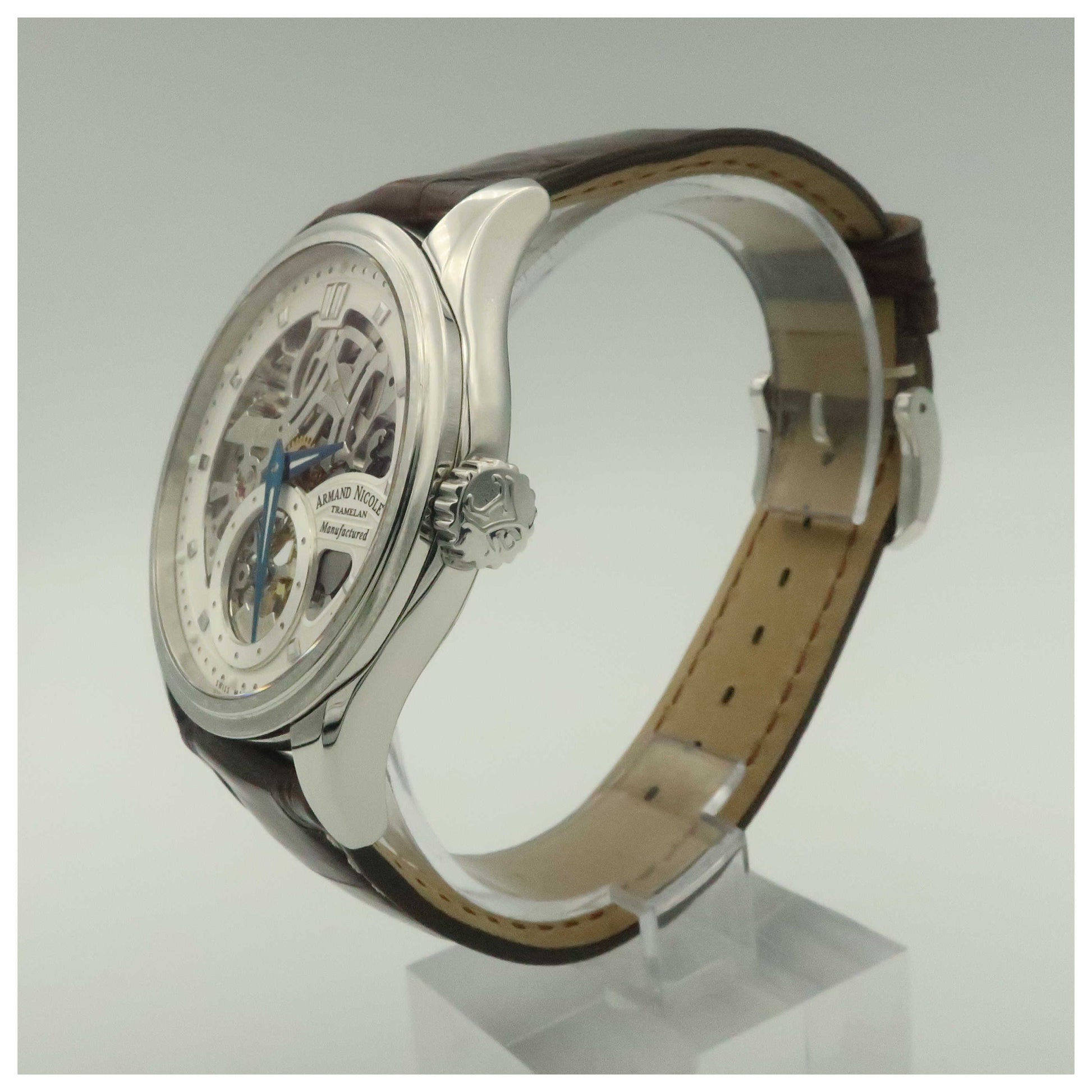 Armand Nicolet LS8 Men's Manual-Wind Watch 9620S-AG-P713MR2-SD - Image #4