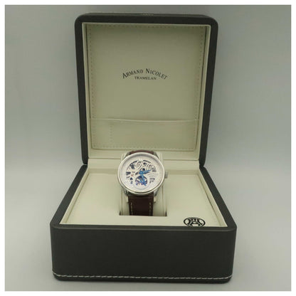 Armand Nicolet LS8 Men's Manual-Wind Watch 9620S-AG-P713MR2-SD - Image #6