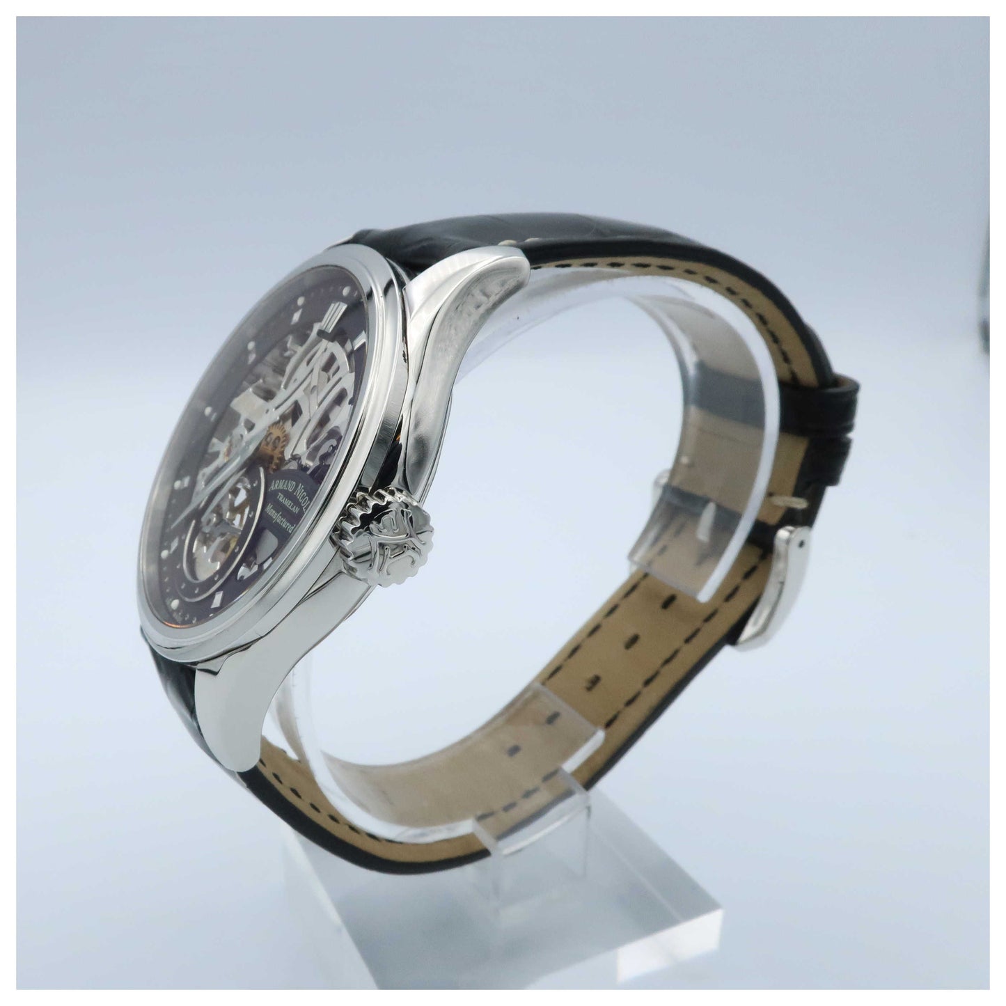 Armand Nicolet LS8 Men's Manual-Wind Watch 9620S-NR-P713NR2-SD - Image #4