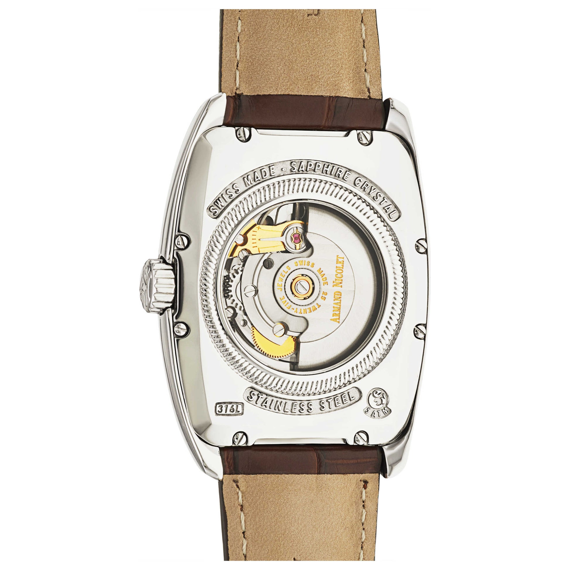 Armand Nicolet TM7 Men's Automatic Watch 9630A-AG-P968MR3 - Image #2