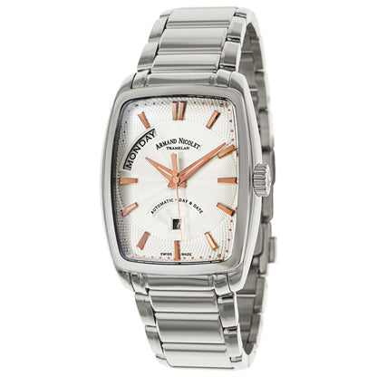 Front view of Armand Nicolet TM7 Men's Automatic Watch 9630A-AS-M9630