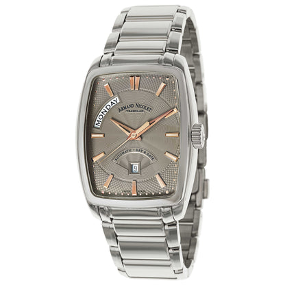 Front view of Armand Nicolet TM7 Men's Automatic Watch 9630A-GS-M9630