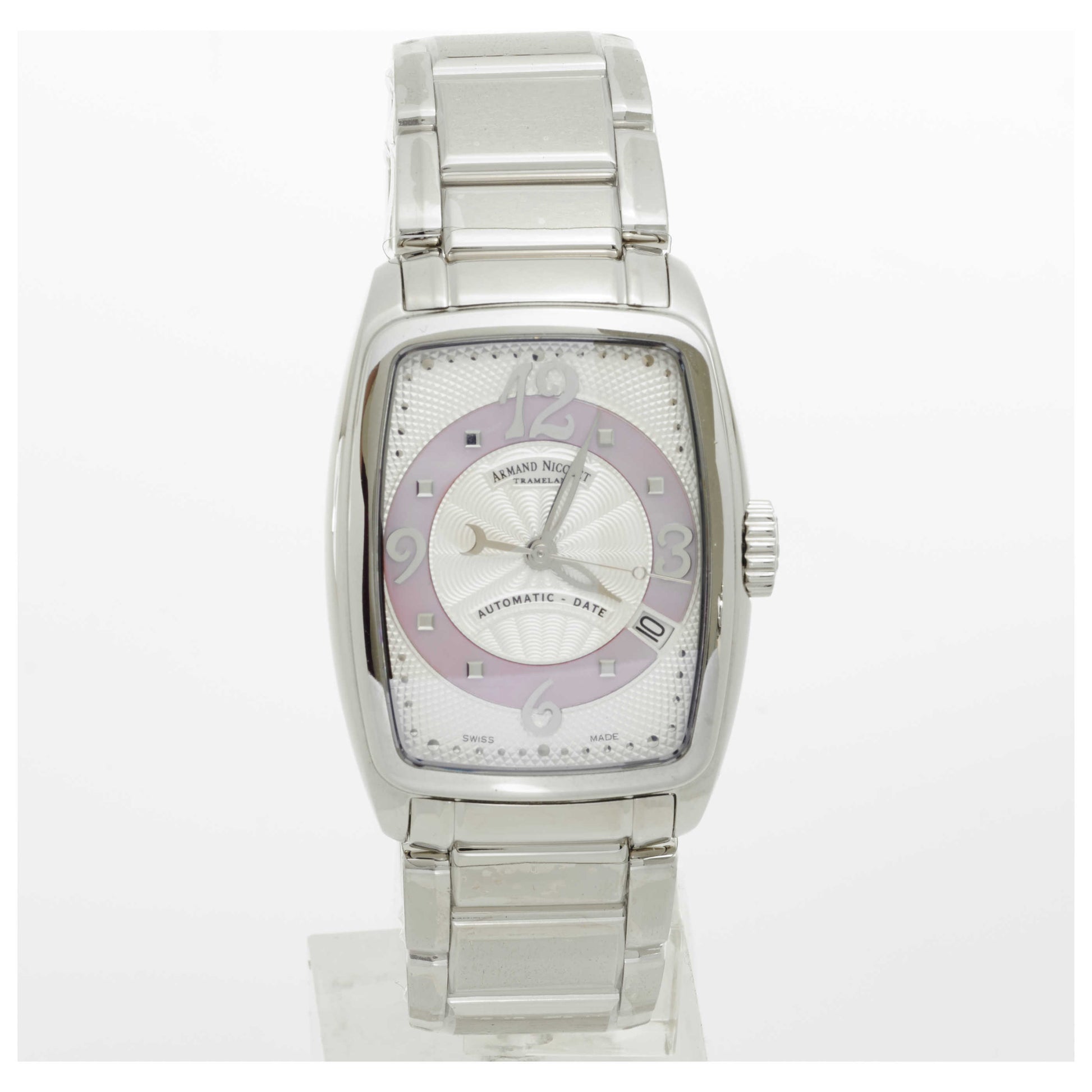 Front view of Armand Nicolet TL7 Women's Automatic Watch 9631A-AS-M9631-PO