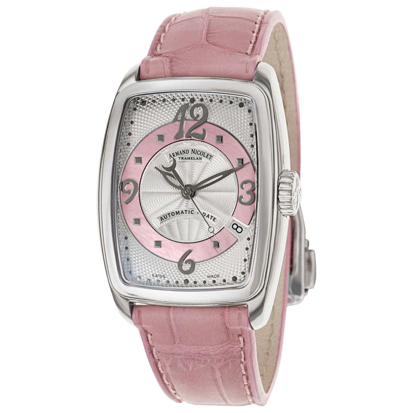 Front view of Armand Nicolet TL7 Women's Automatic Watch 9631A-AS-P968RS0