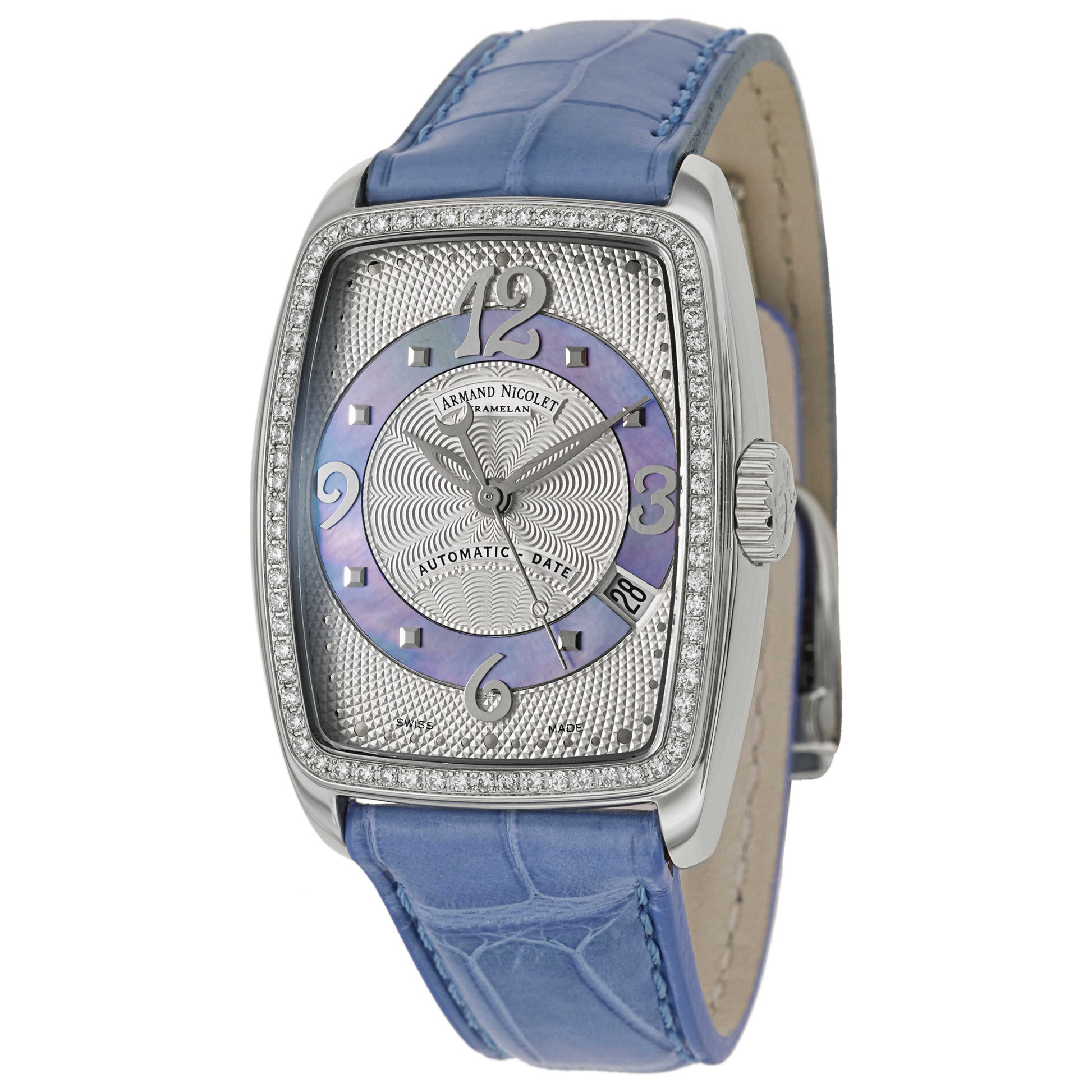 Front view of Armand Nicolet TL7 Women's Automatic Watch 9631D-AK-P968VL0