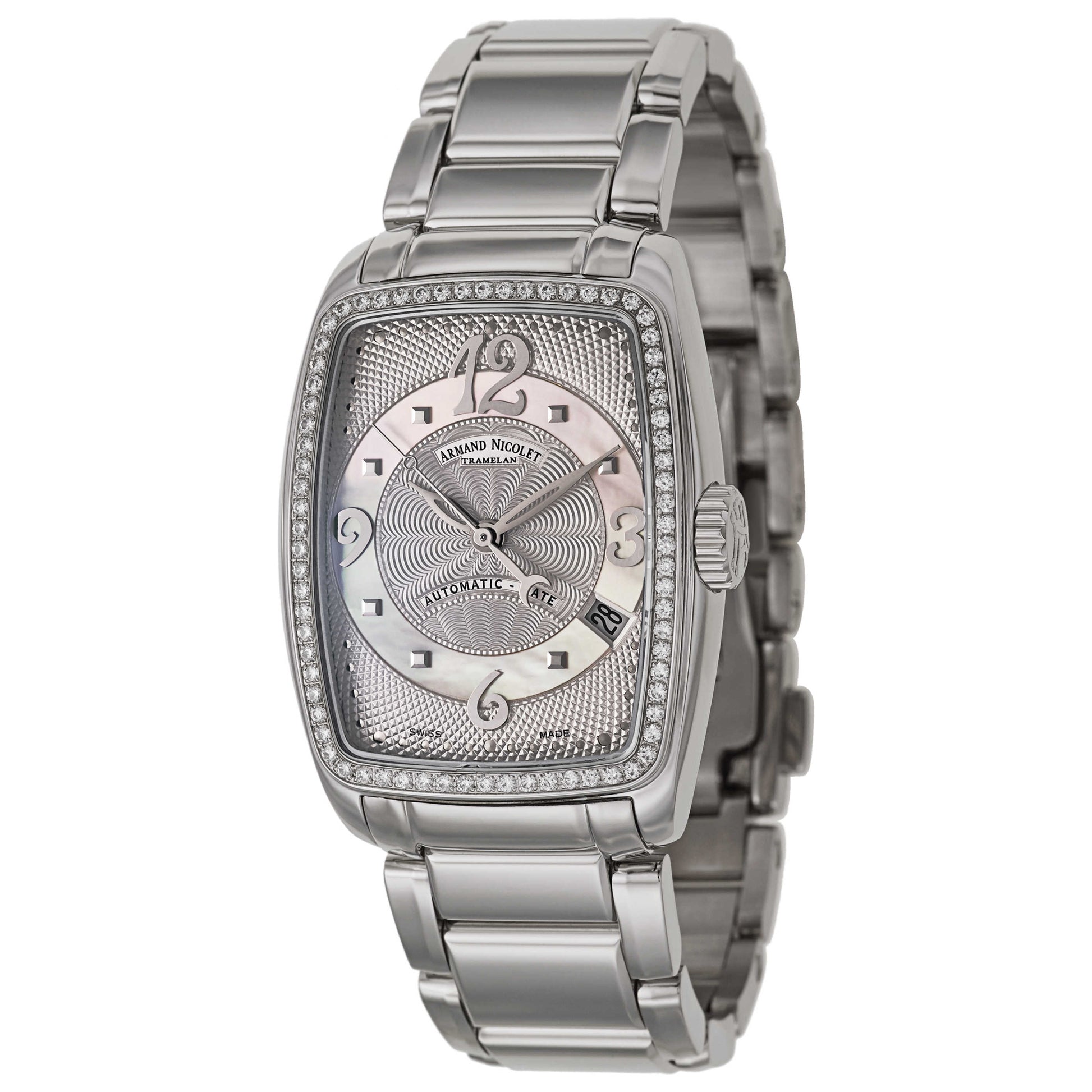 Front view of Armand Nicolet TL7 Women's Automatic Watch 9631D-AN-M9631