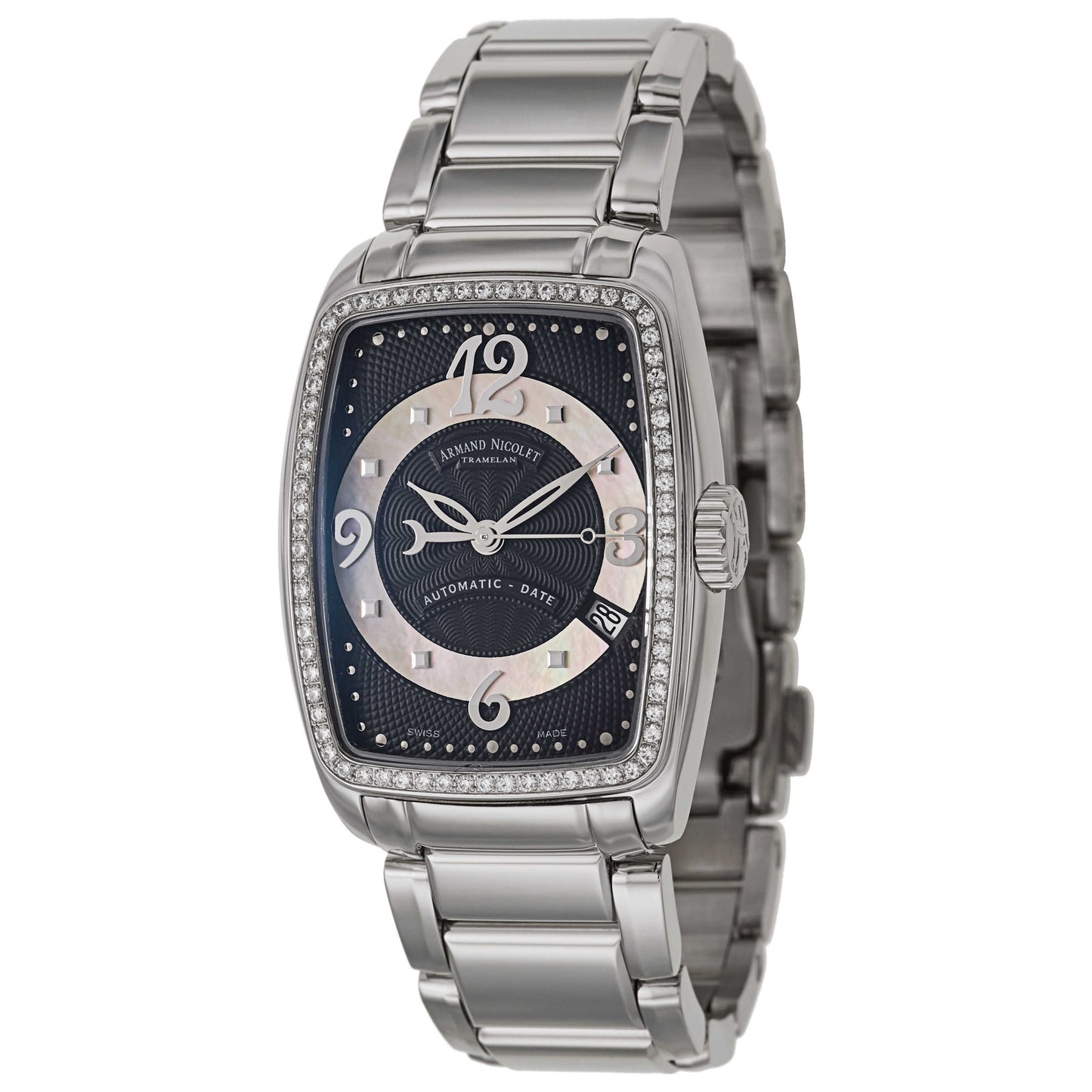 Front view of Armand Nicolet TL7 Women's Automatic Watch 9631D-NN-M9631