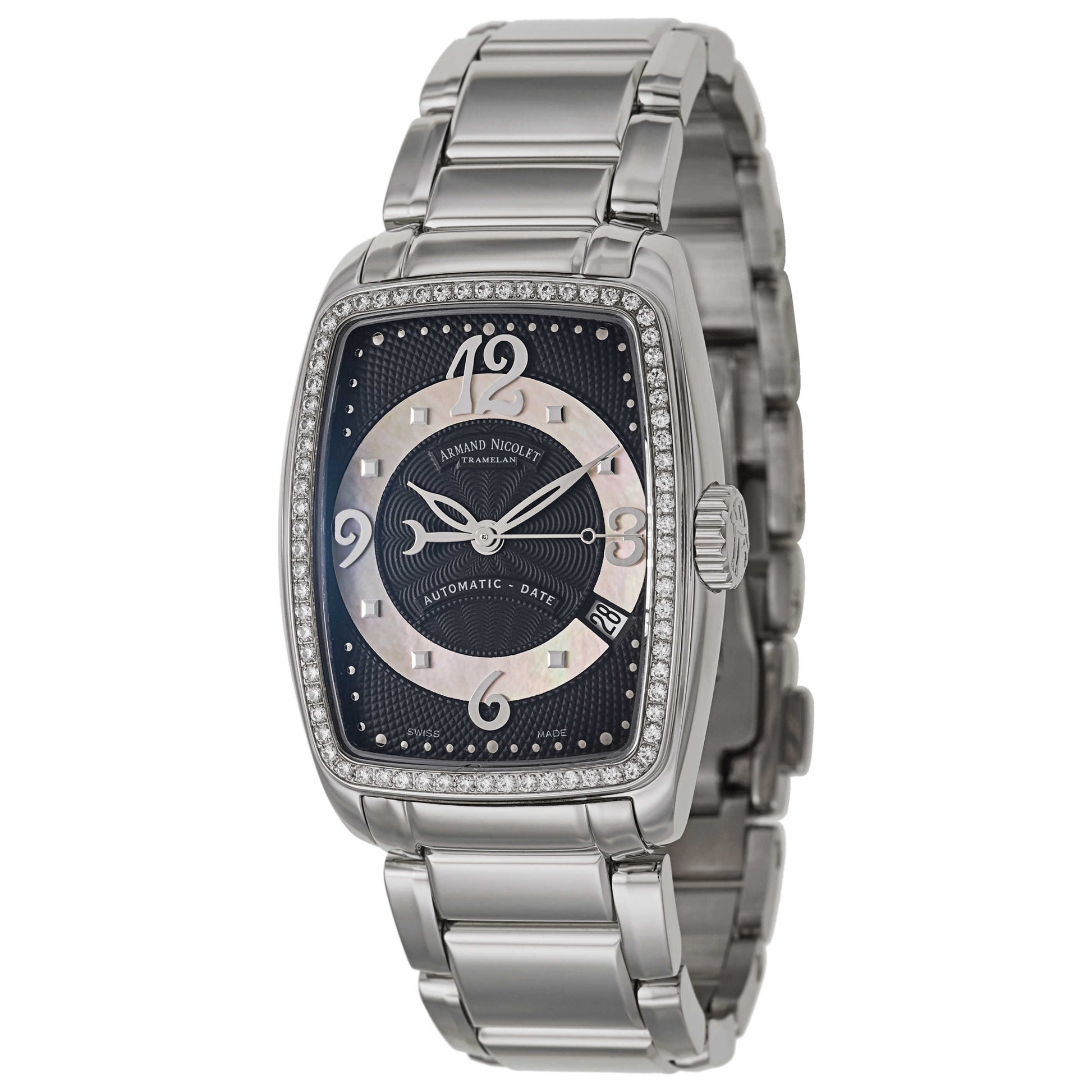 Front view of Armand Nicolet TL7 Women's Automatic Watch 9631D-NN-M9631
